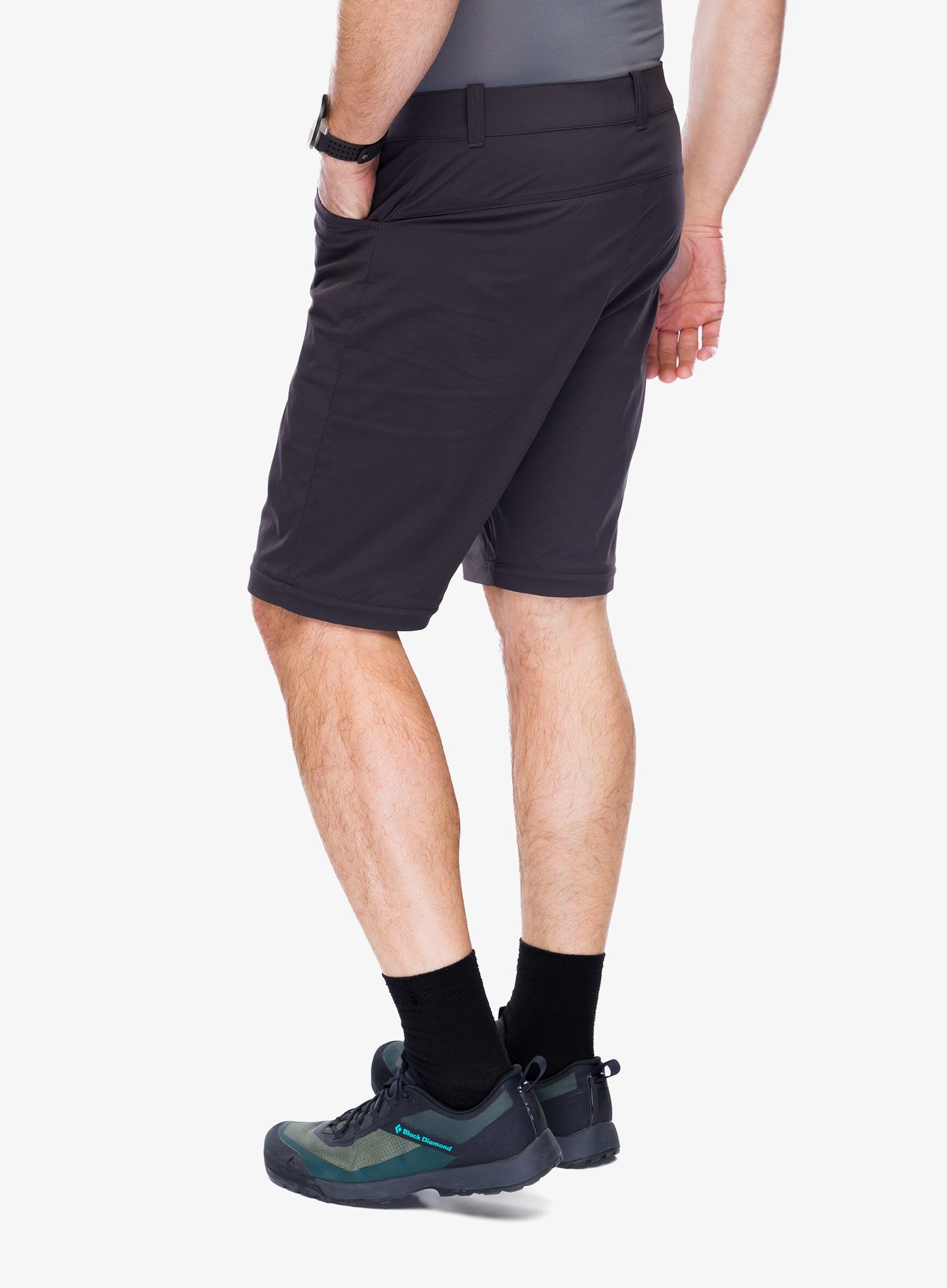 Turistické kalhoty pánské Helly Hansen Elv Light Zip Off Pant - ebony
