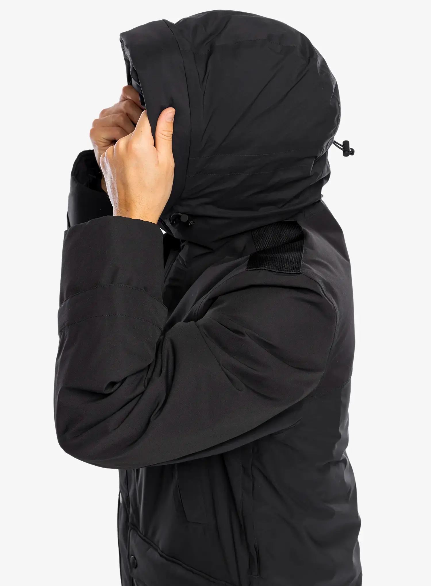 Péřový kabát Helly Hansen Escape Down Flow Parka - black