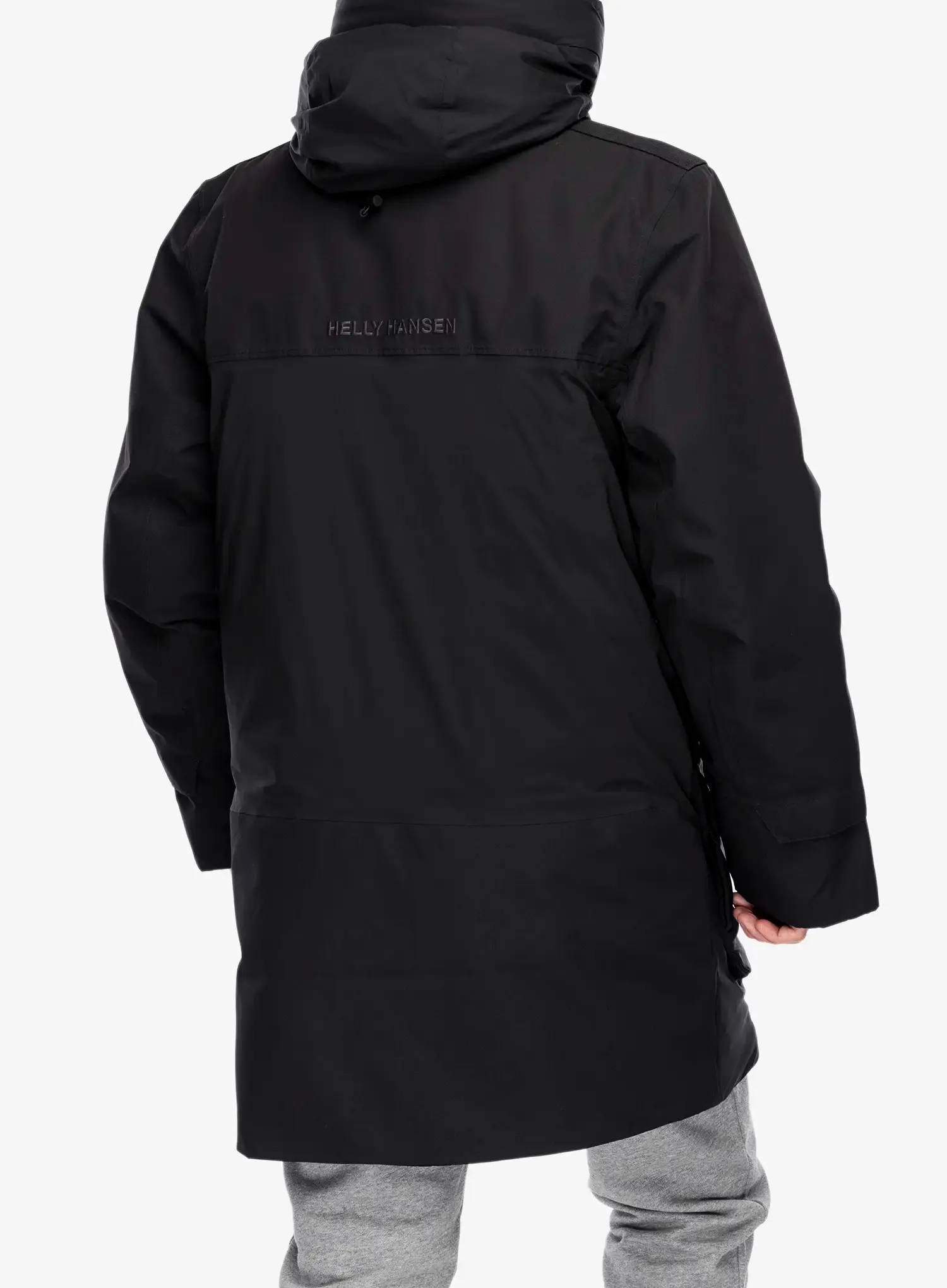 Péřový kabát Helly Hansen Escape Down Flow Parka - black