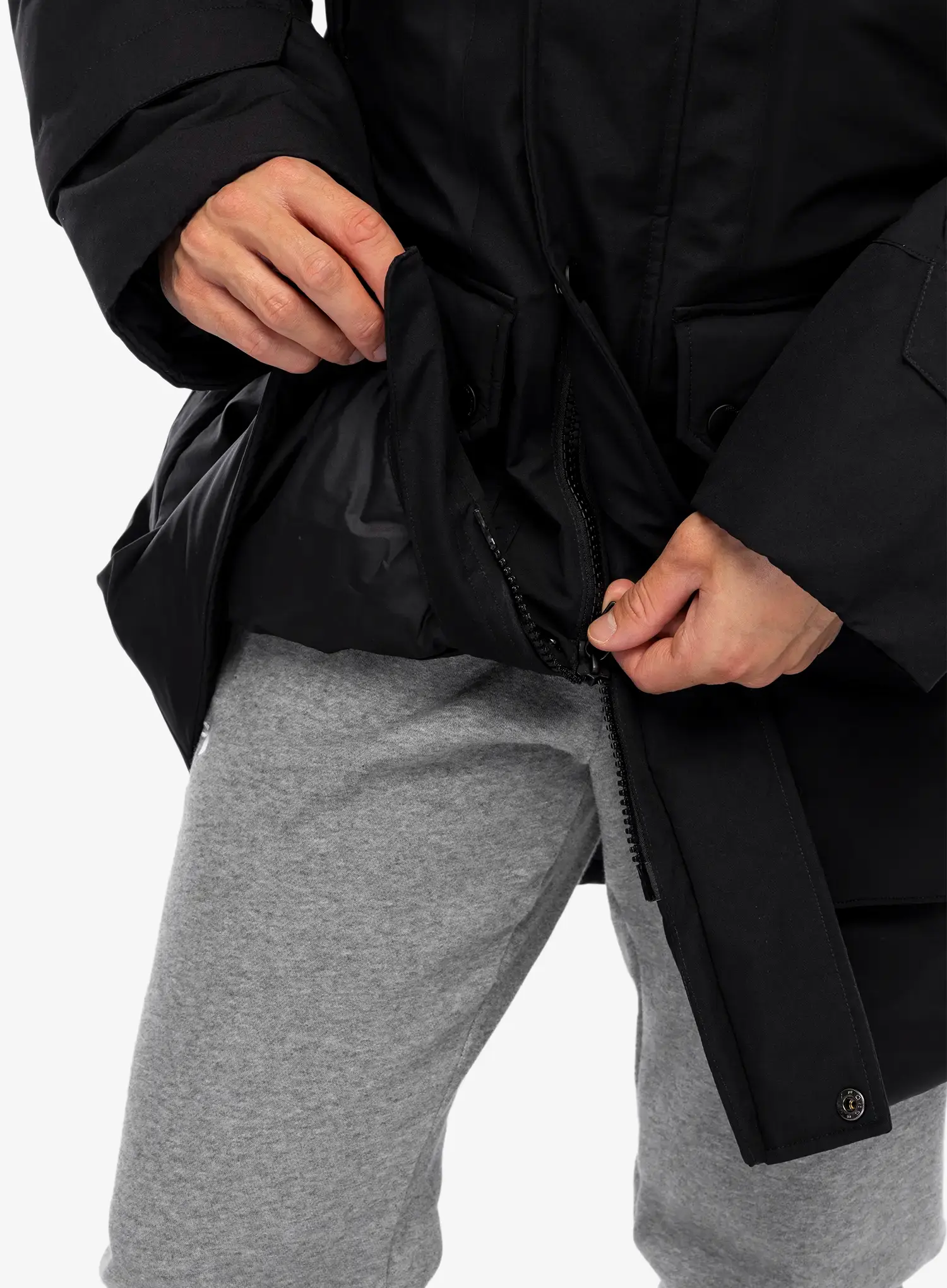 Péřový kabát Helly Hansen Escape Down Flow Parka - black