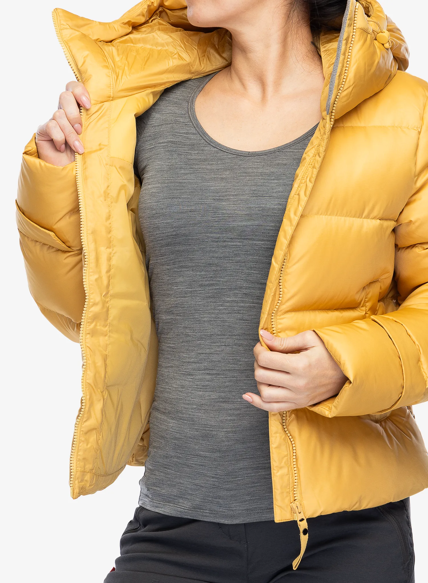 Dámská péřová bunda Helly Hansen Essence Down Jacket - sand