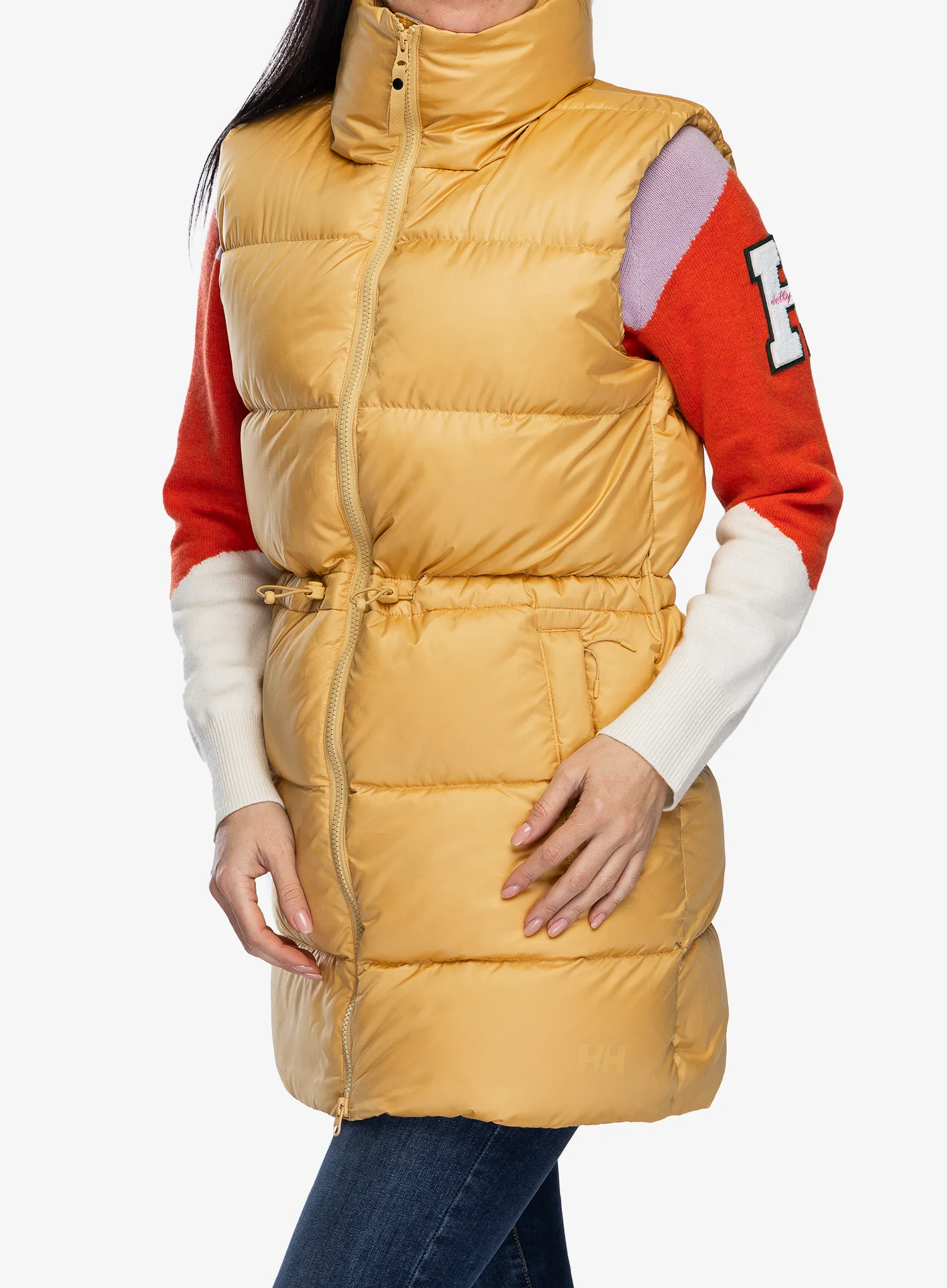 Péřová vesta dámská Helly Hansen Essence Down Vest - sand
