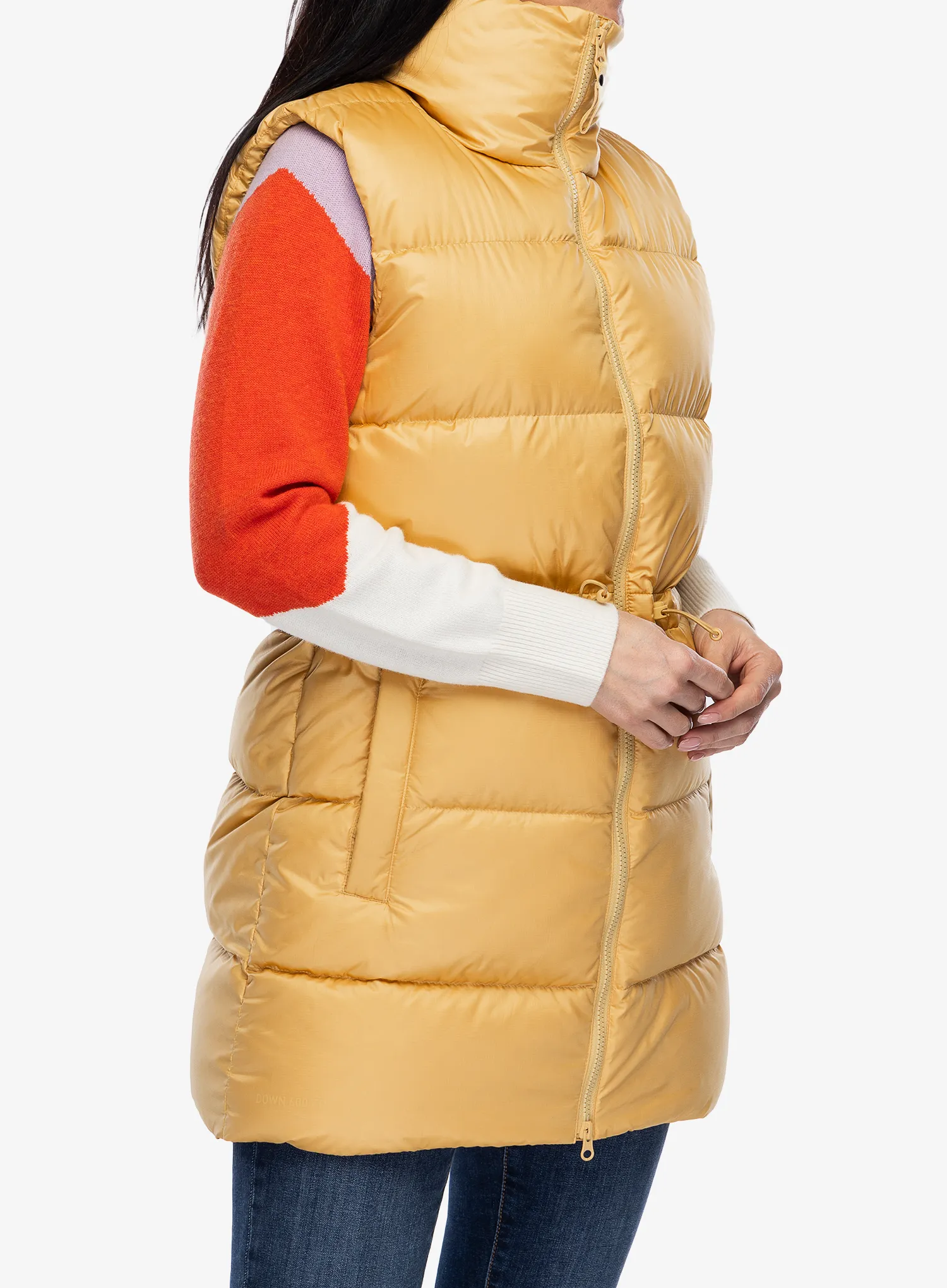 Péřová vesta dámská Helly Hansen Essence Down Vest - sand