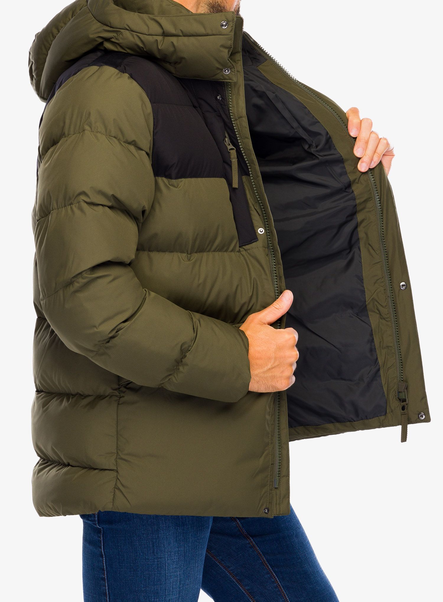 Pánská zimní bunda Helly Hansen Explorer Puffy Jacket - utility green/snow