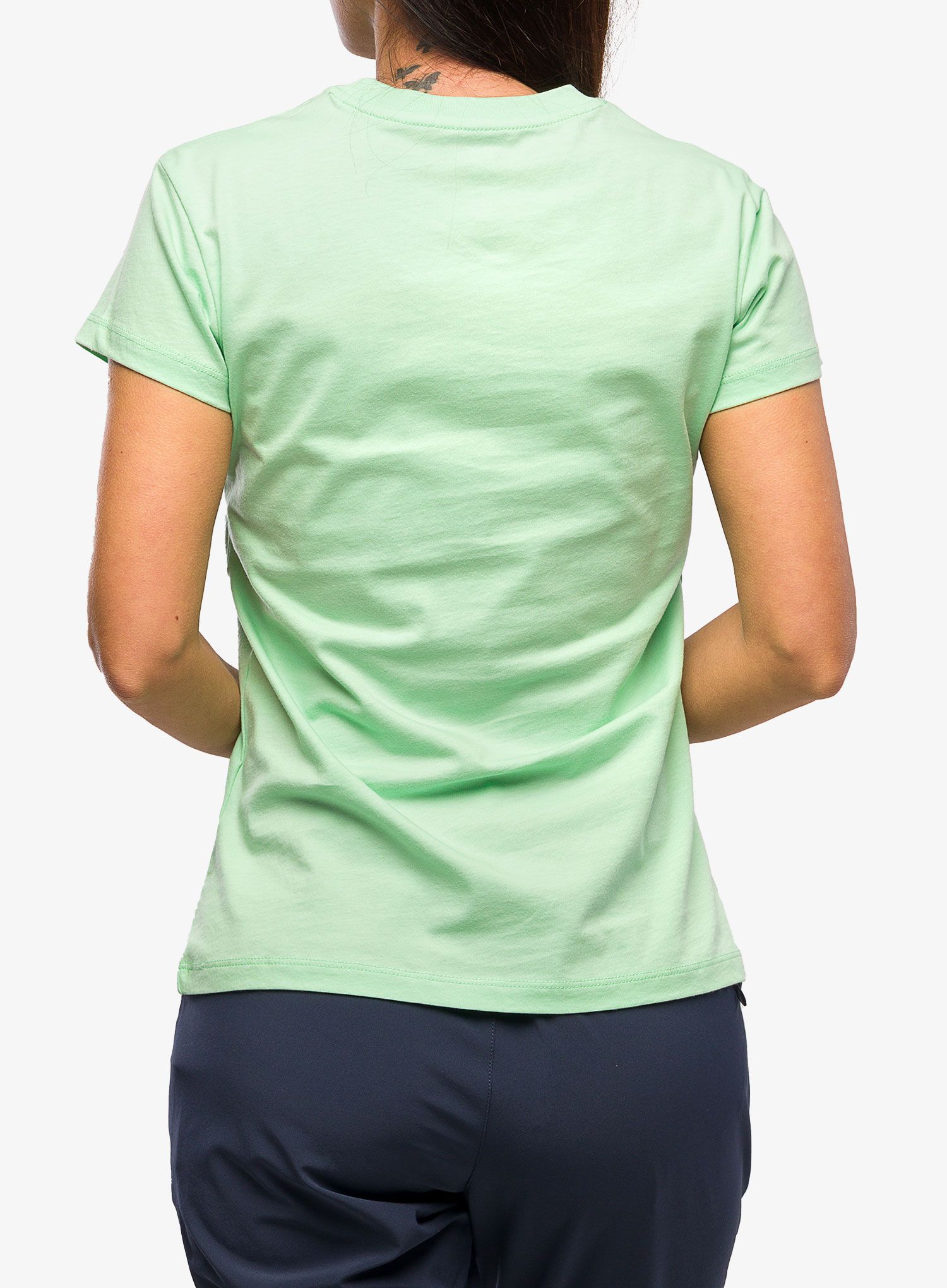 Bavlněné tričko dámské Helly Hansen F2F Organic Cotton Tee 2.0  - mint