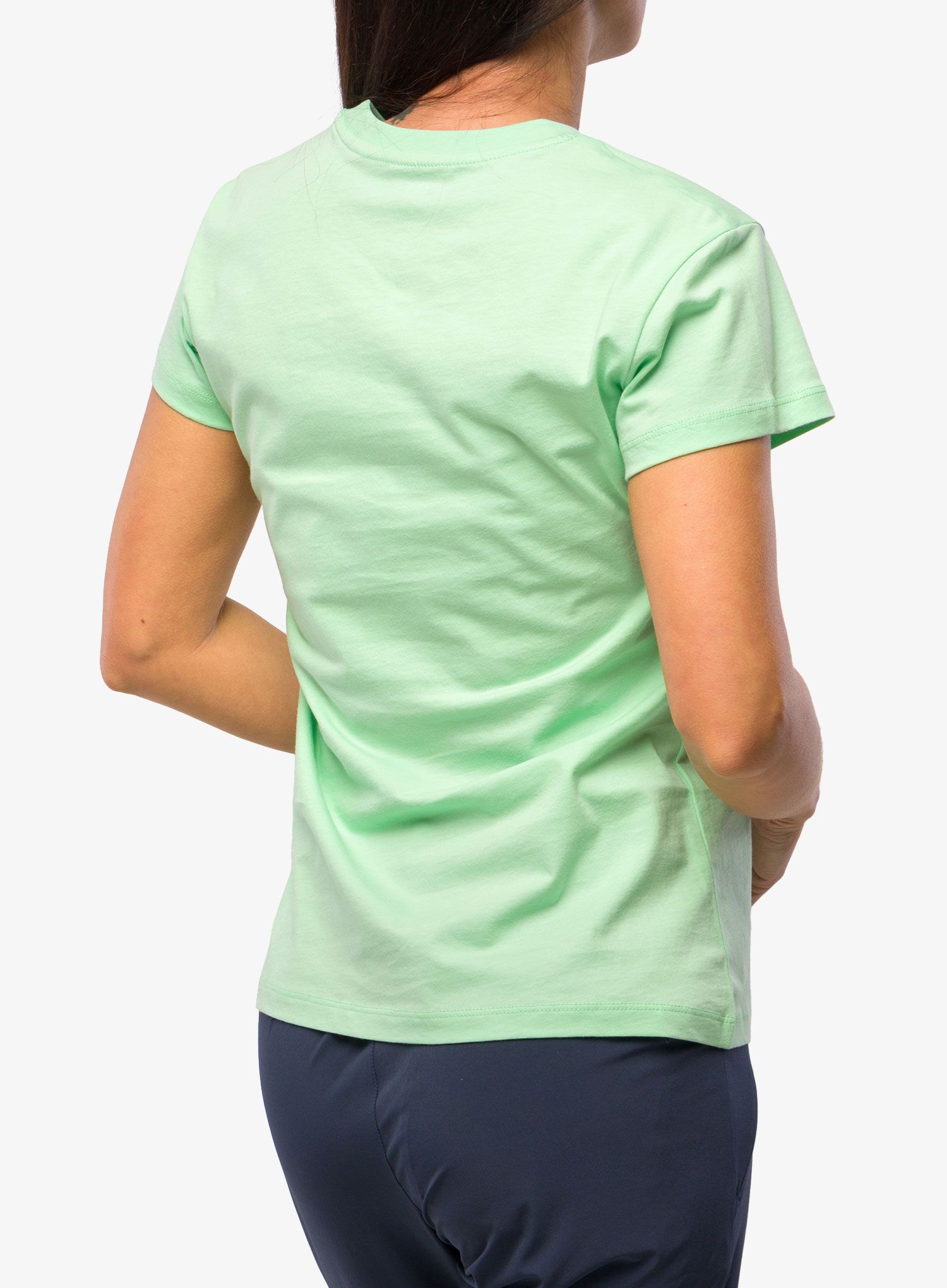 Bavlněné tričko dámské Helly Hansen F2F Organic Cotton Tee 2.0  - mint