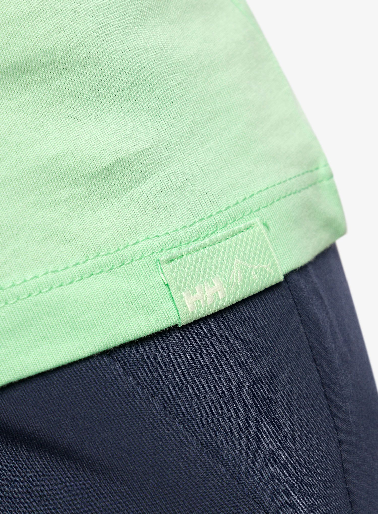 Bavlněné tričko dámské Helly Hansen F2F Organic Cotton Tee 2.0  - mint