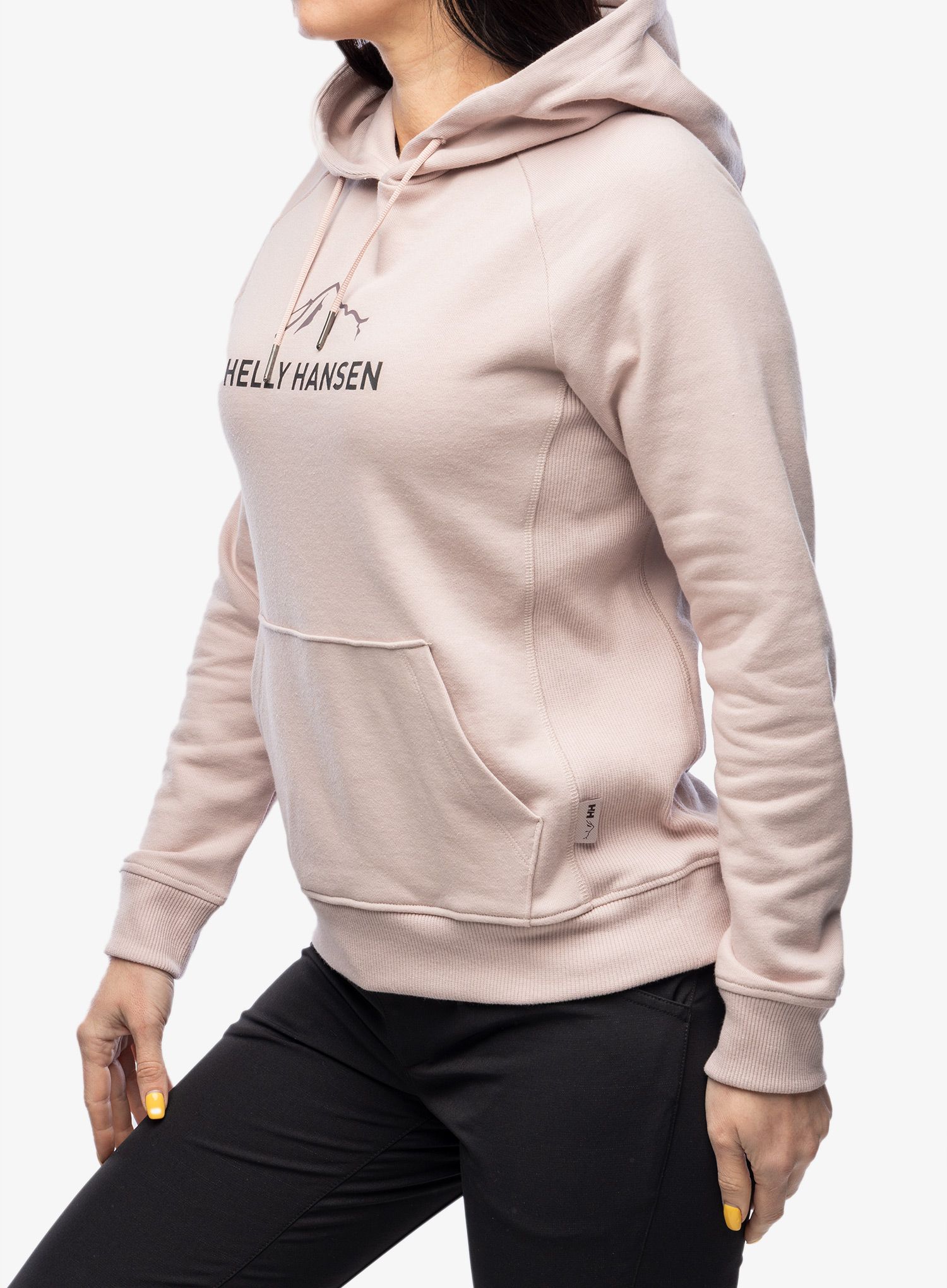 Dámská mikina Helly Hansen F2F Organic Cotton Hoodie 2.0 - pink cloud