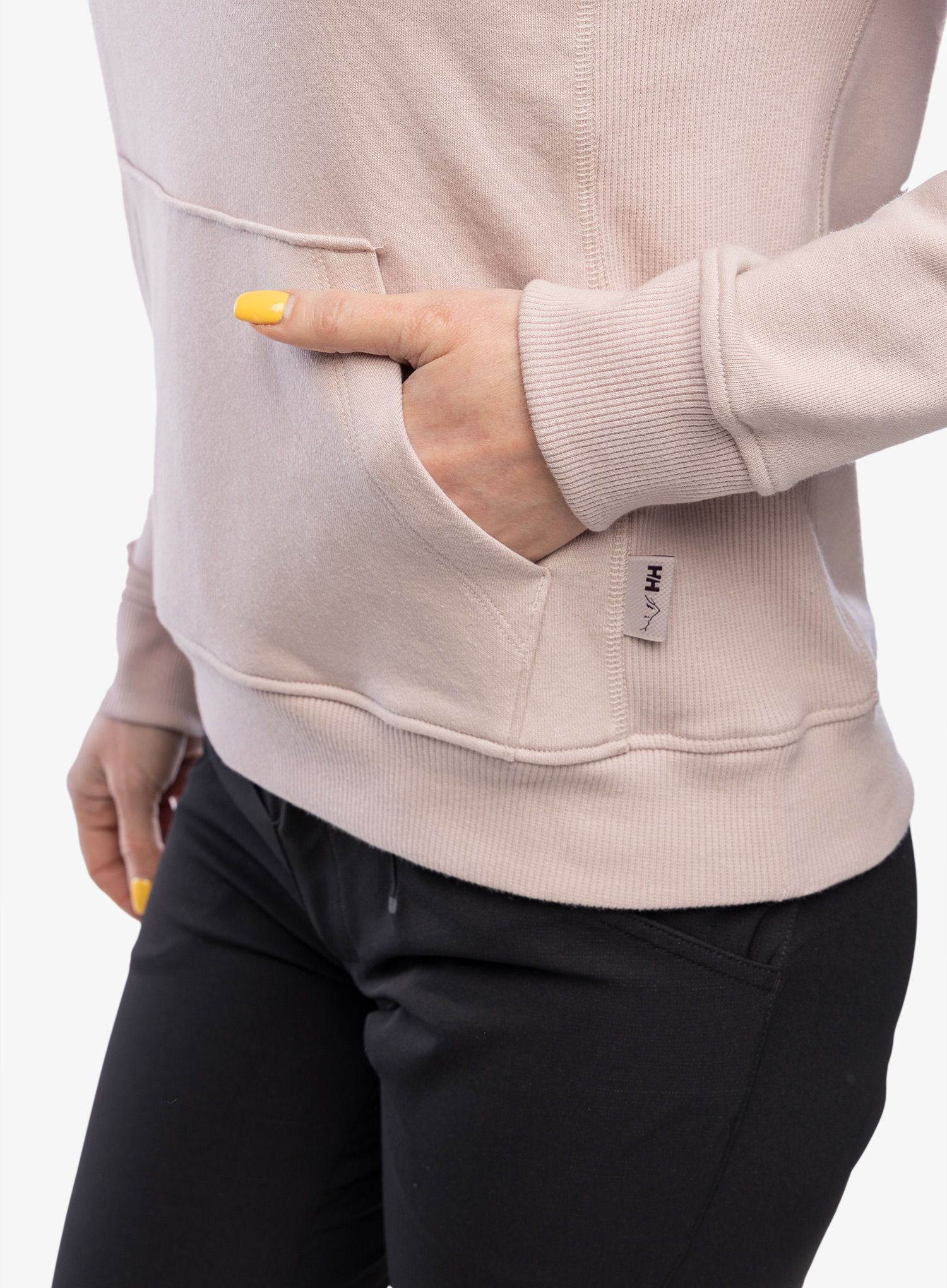 Dámská mikina Helly Hansen F2F Organic Cotton Hoodie 2.0 - pink cloud