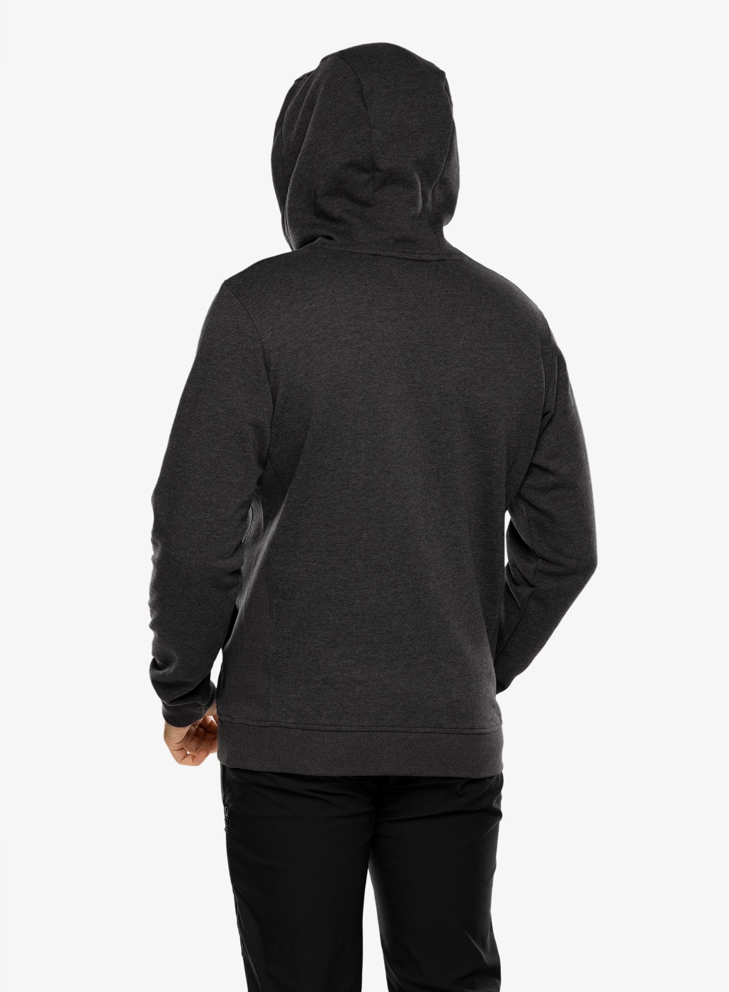 Pánská mikina Helly Hansen F2F Organic Cotton Hoodie - ebony melange