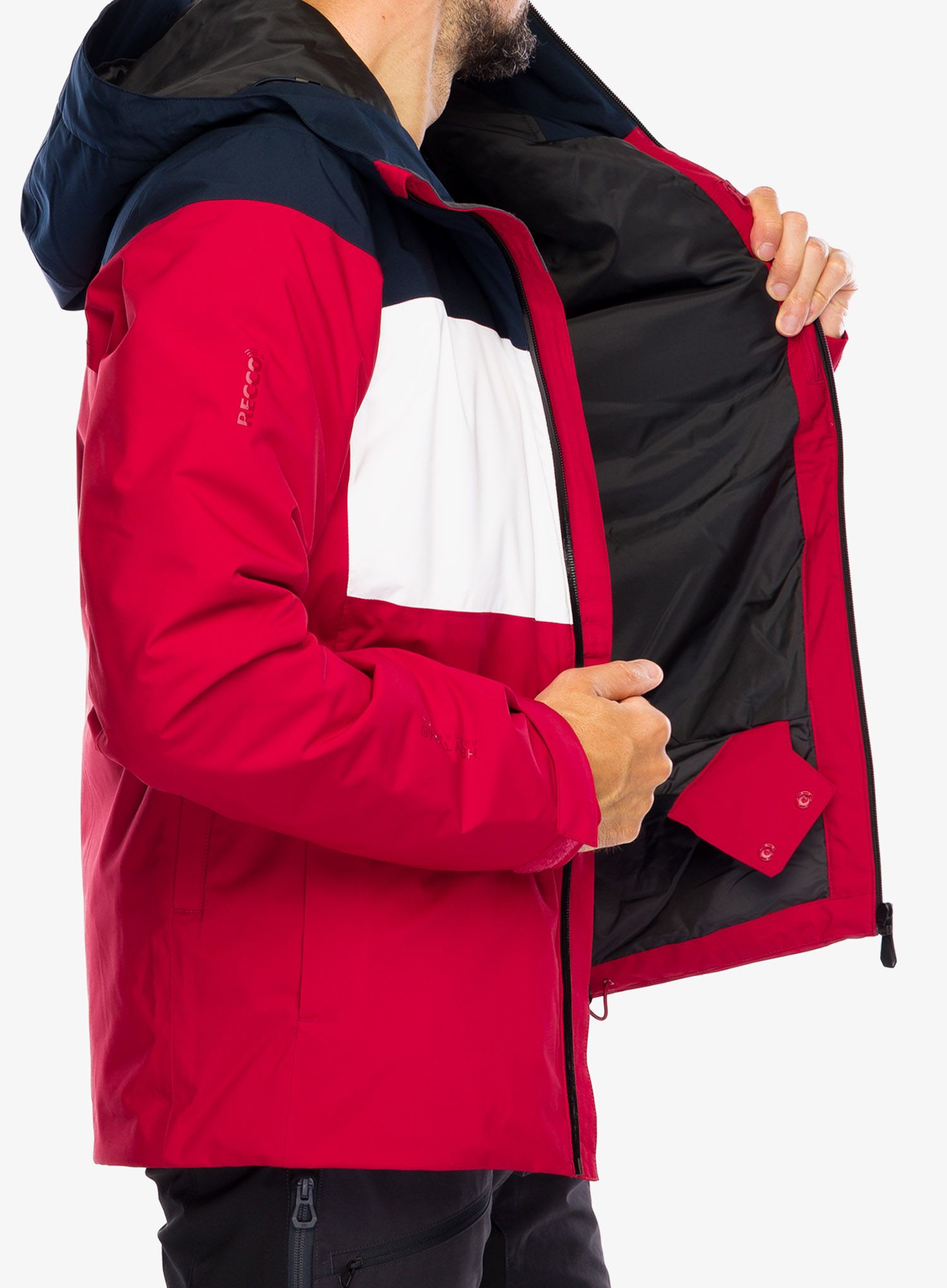 Lyžařská bunda Helly Hansen Gravity Jacket - red