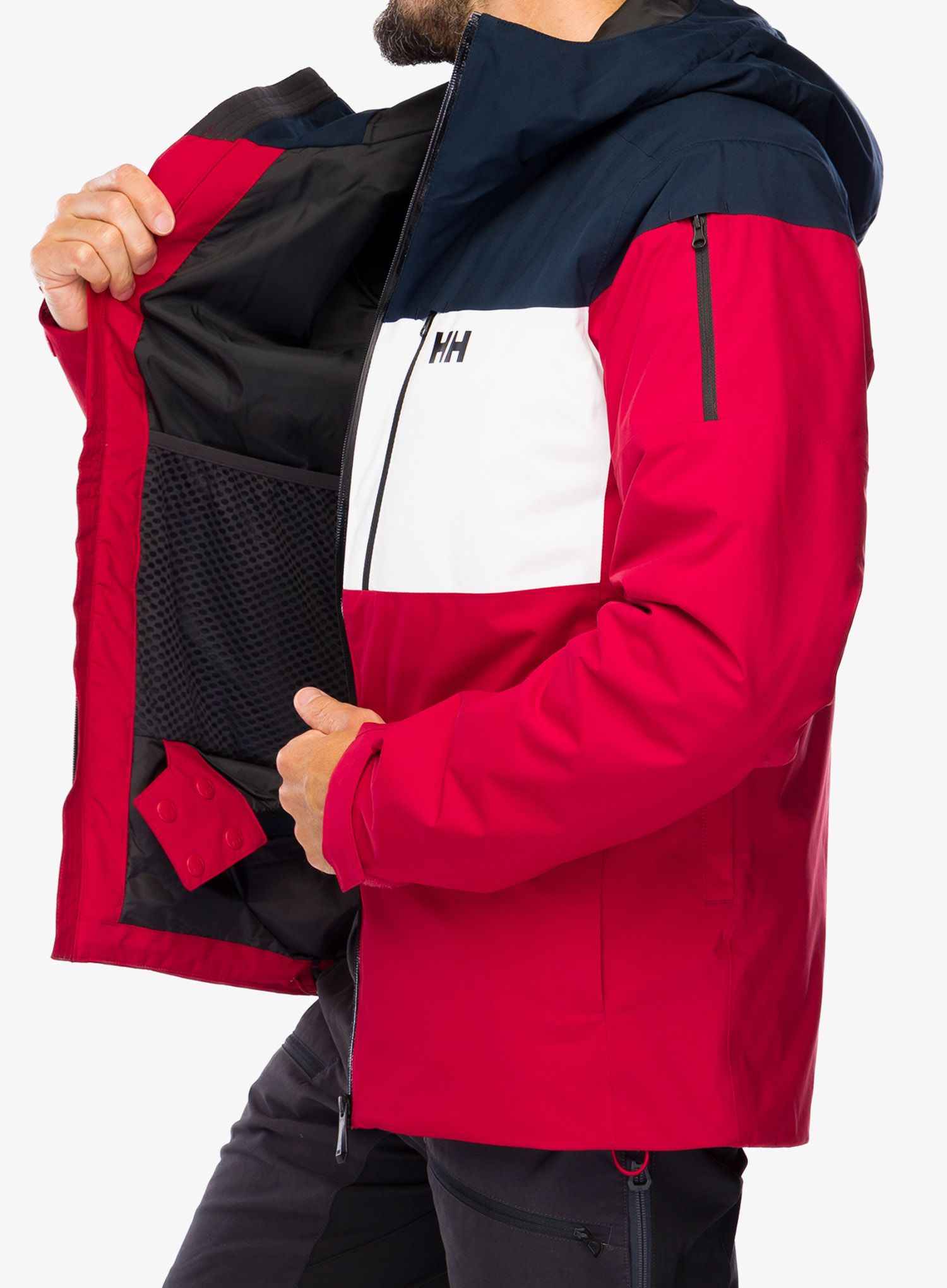 Lyžařská bunda Helly Hansen Gravity Jacket - red