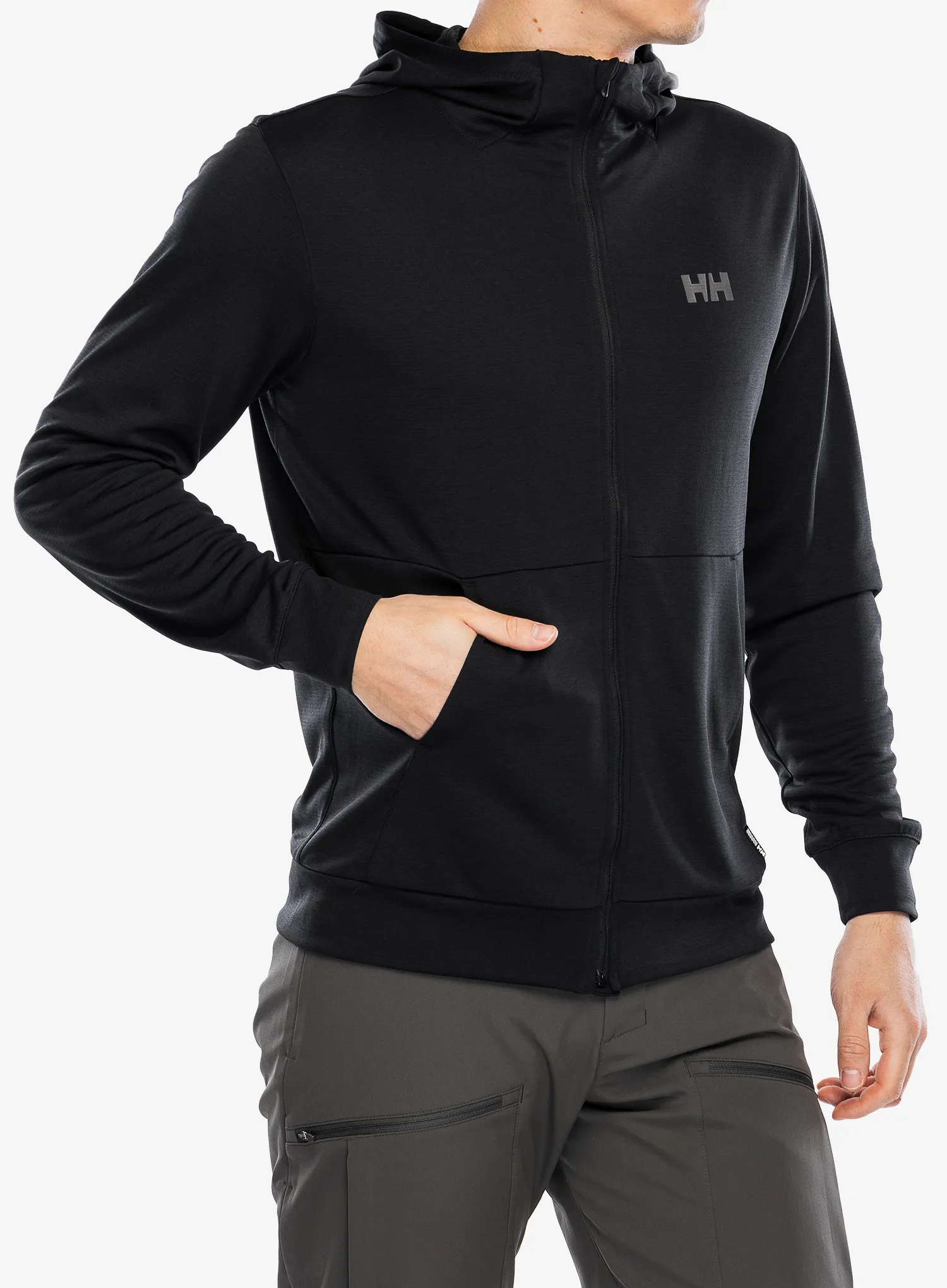 Mikina s kapucí Helly Hansen HH Lifa Tech Lite Zip Hoodie - black