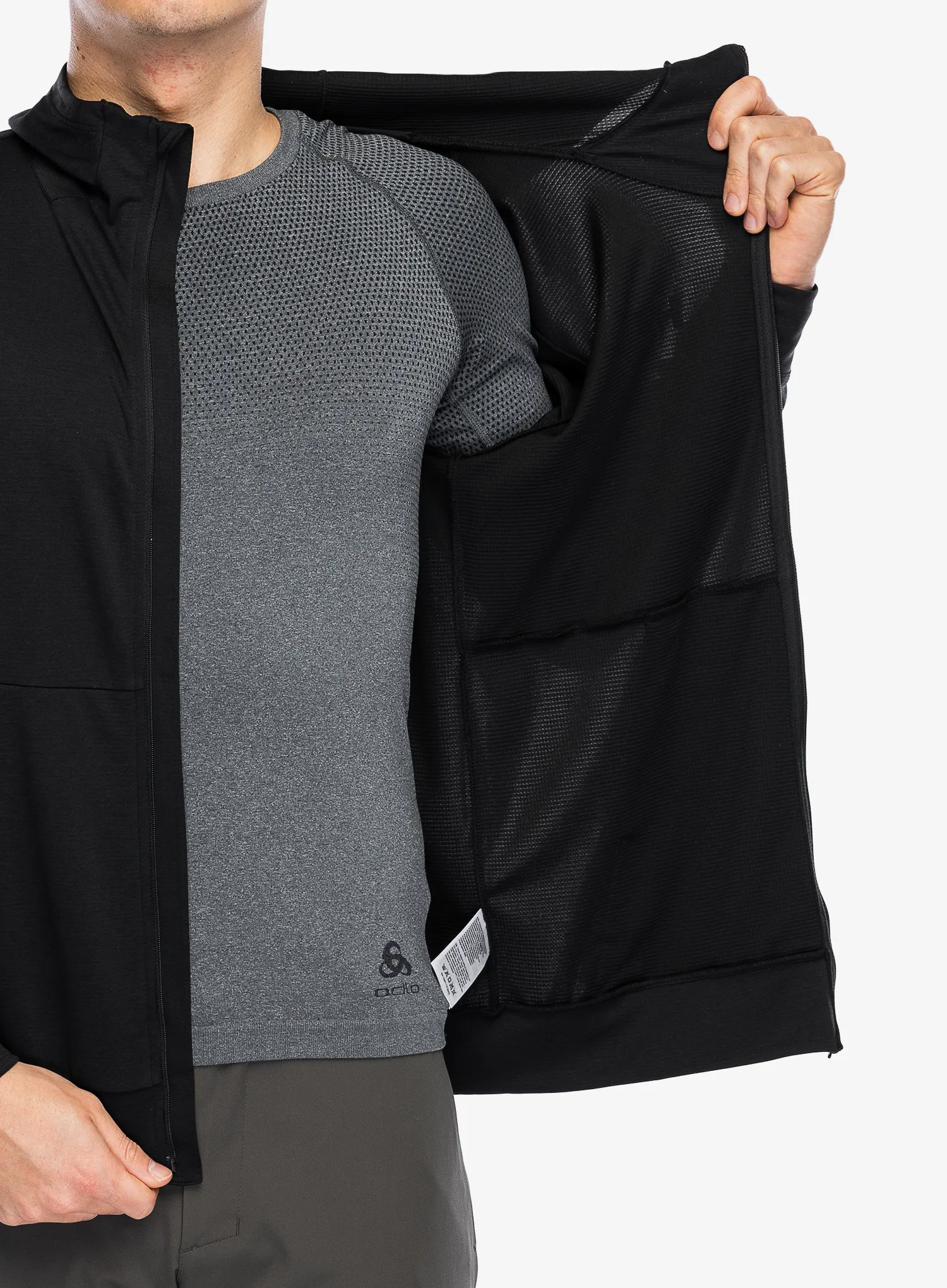 Mikina s kapucí Helly Hansen HH Lifa Tech Lite Zip Hoodie - black