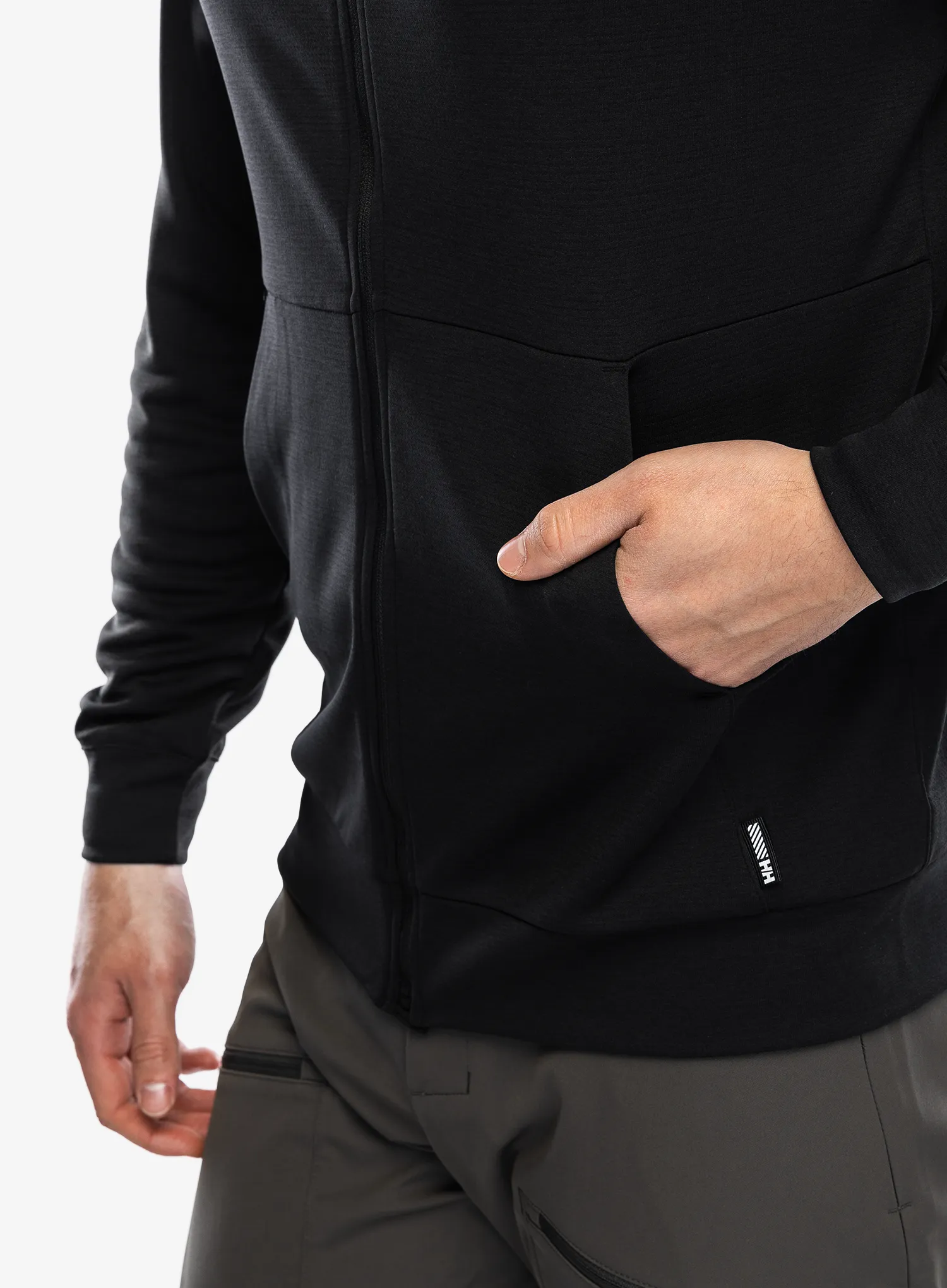 Mikina s kapucí Helly Hansen HH Lifa Tech Lite Zip Hoodie - black