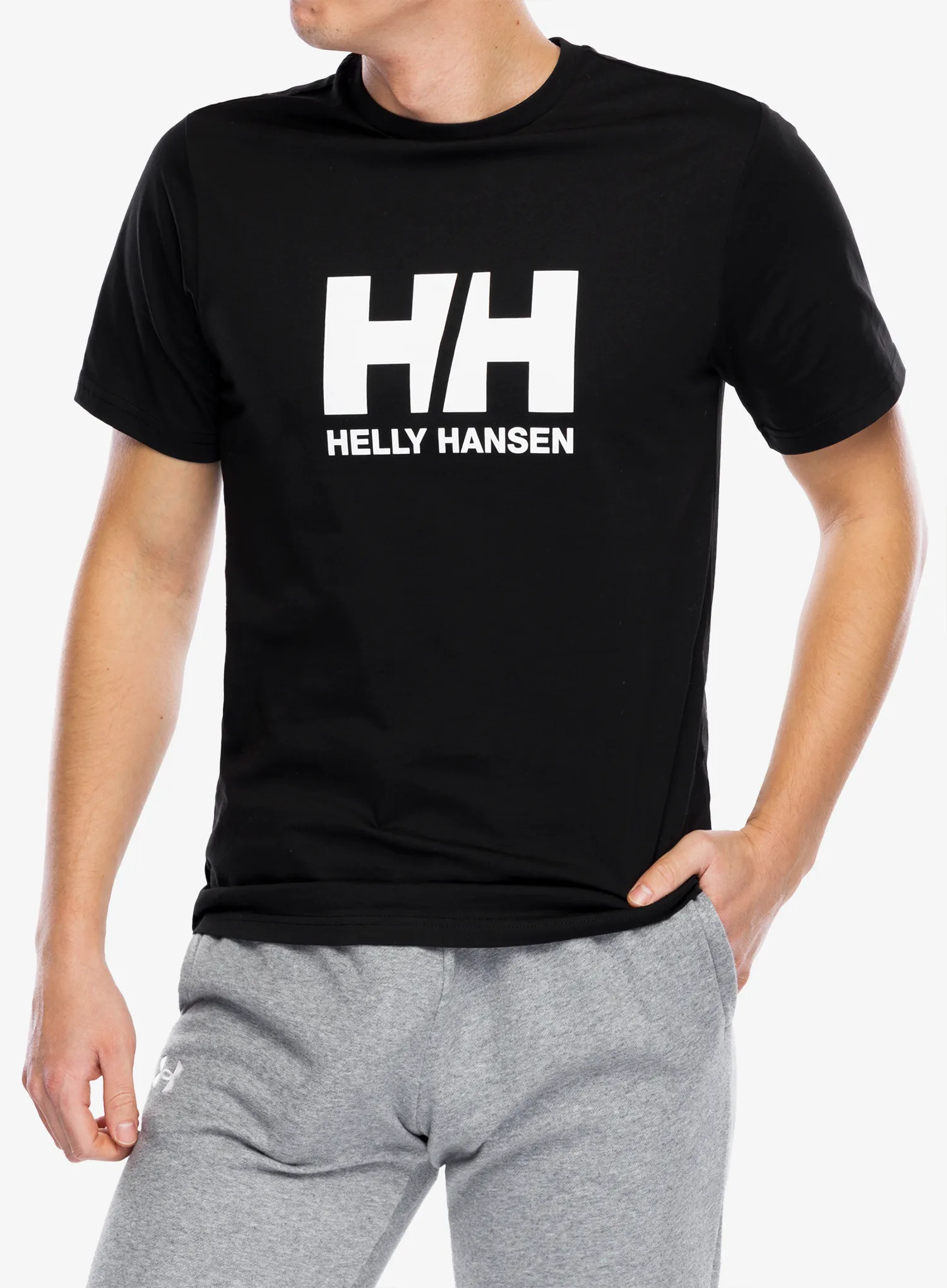 Bavlněné tričko Helly Hansen HH Logo T-Shirt 2.0 - black