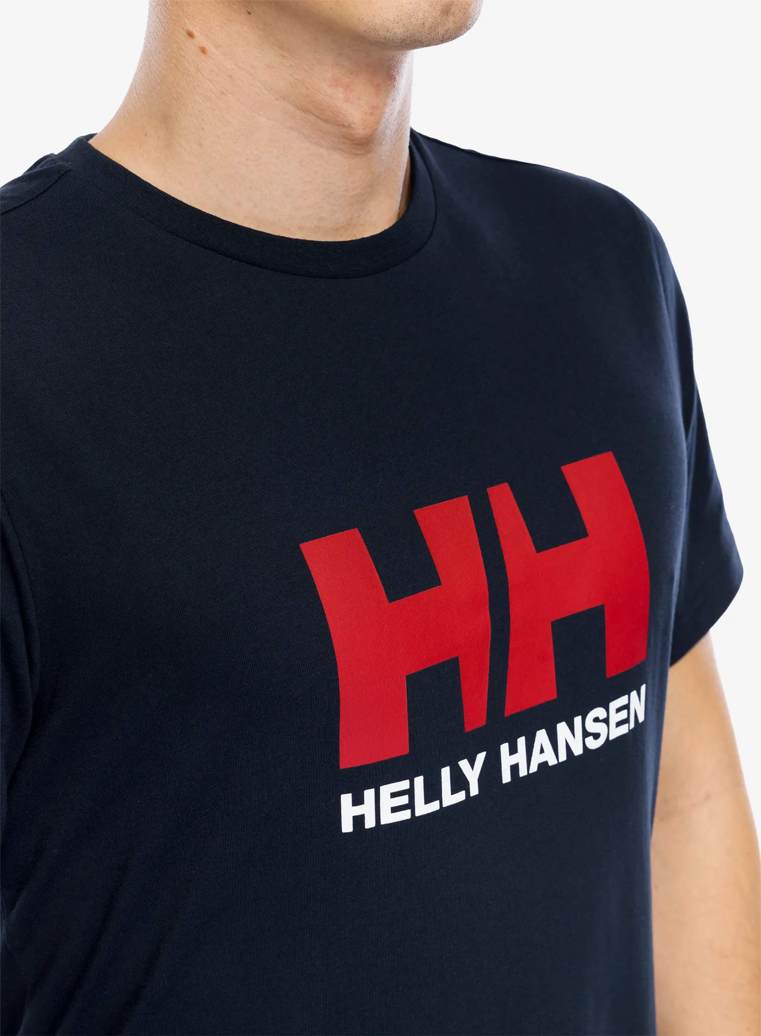 Bavlněné tričko Helly Hansen HH Logo T-Shirt 2.0 - navy