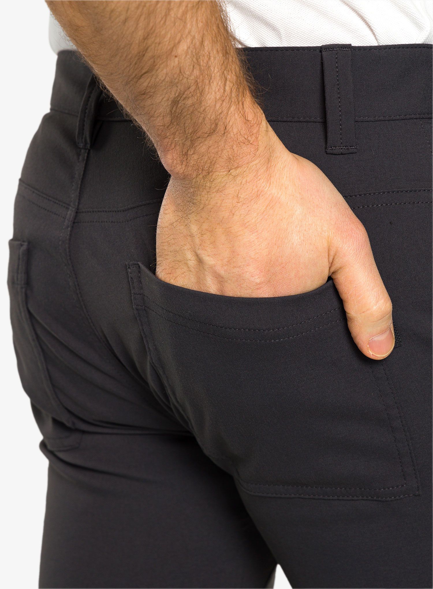 Turistické kalhoty Helly Hansen Holmen 5 Pocket Pant - ebony