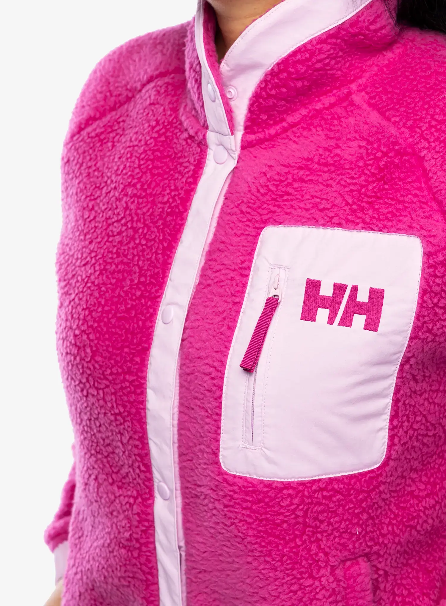Fleecová mikina dámská Helly Hansen Imperial Pile Snap - magenta 2.0