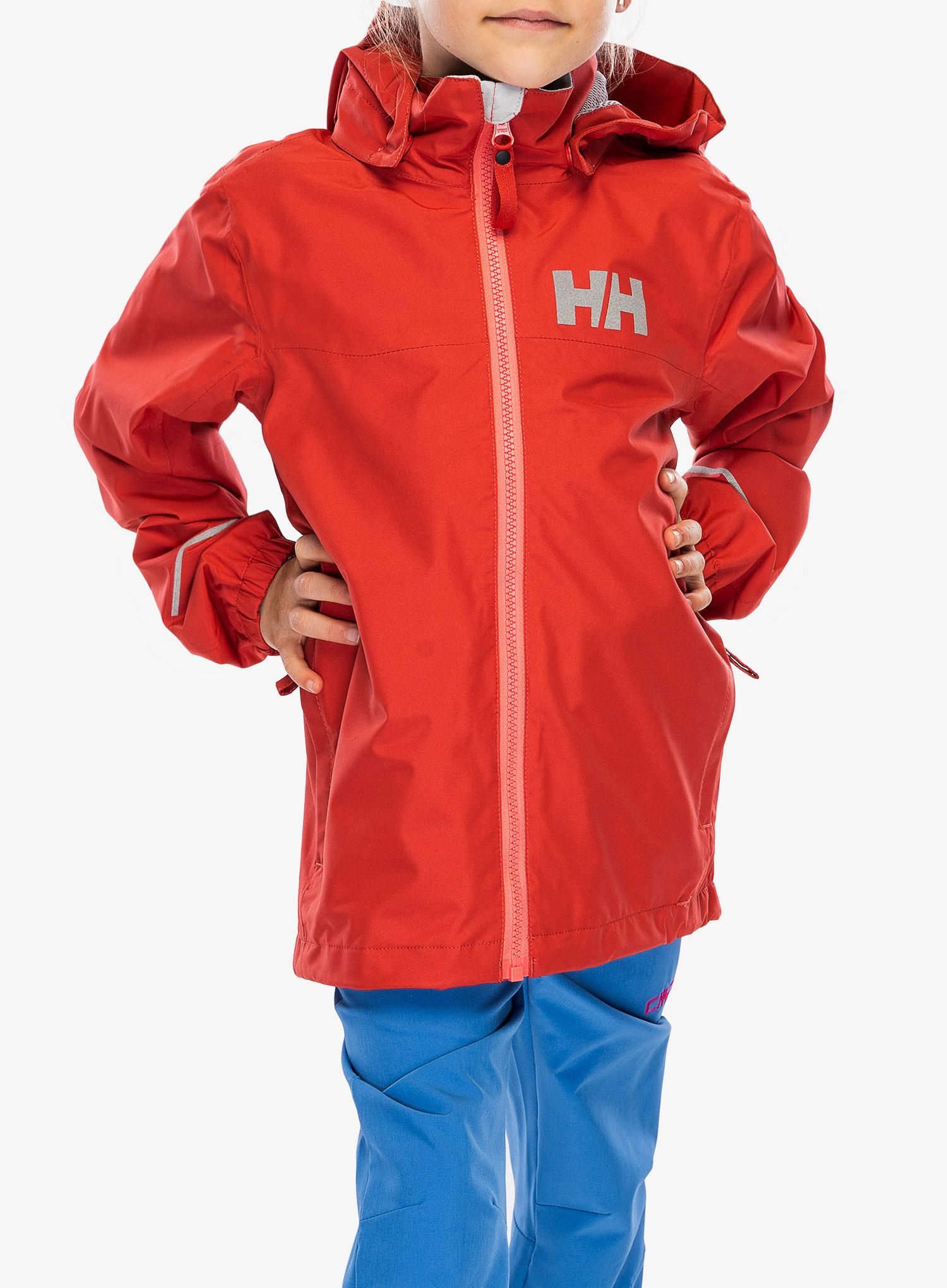 Dětská bunda Helly Hansen Juell Rain Jacket - poppy red
