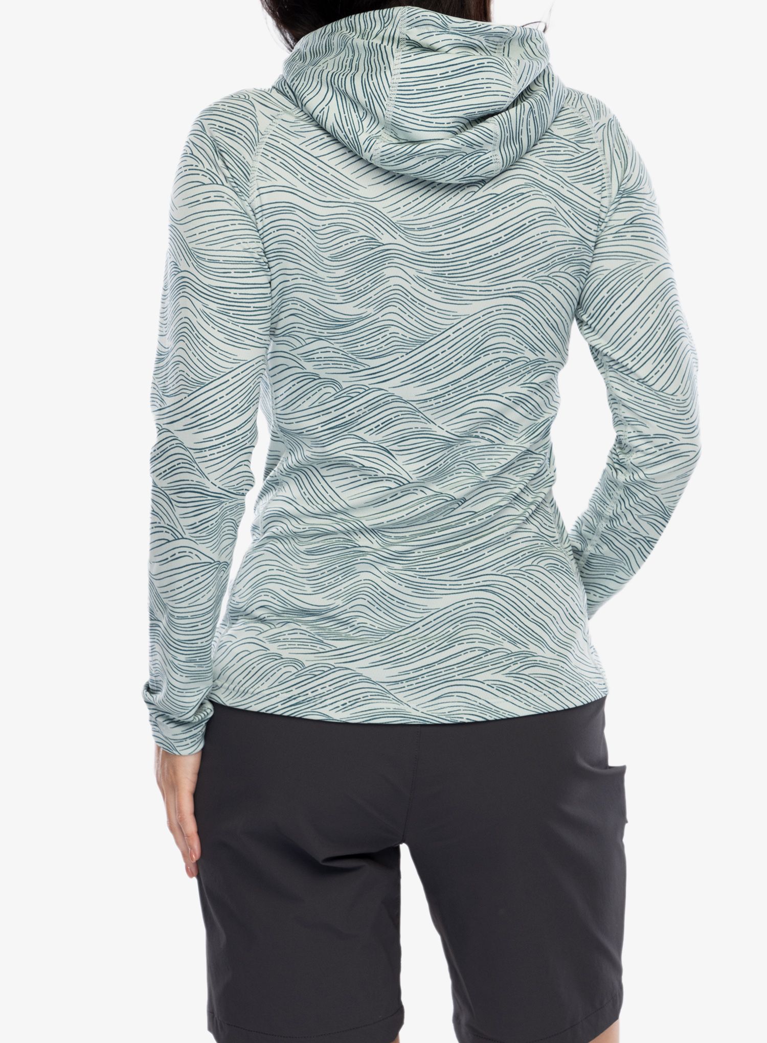 Dámská funkční mikina Helly Hansen LIFA Active Solen GR Hoodie - green mist wave