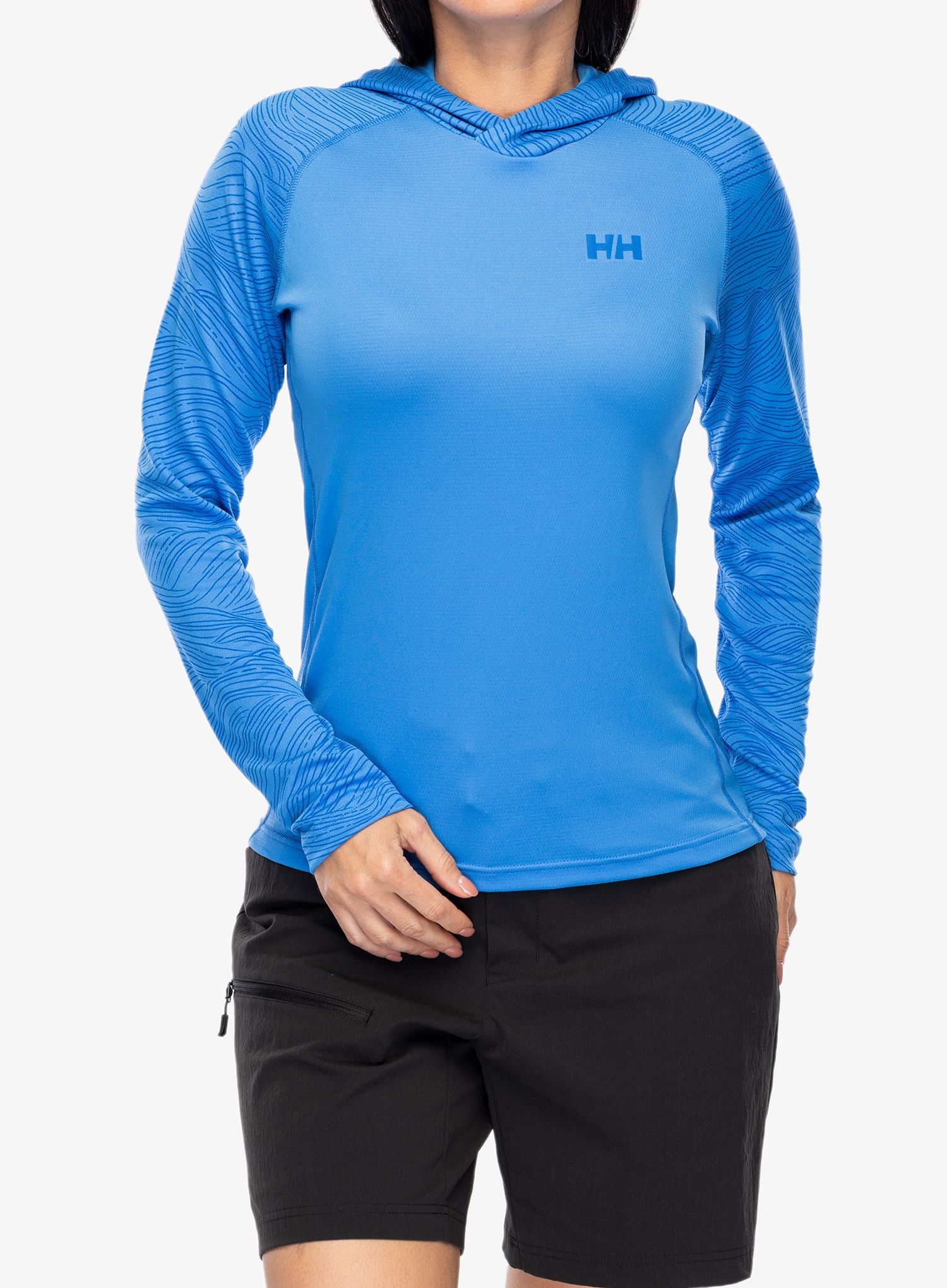 Dámská funkční mikina Helly Hansen LIFA Active Solen GR Hoodie - ultra blue wave