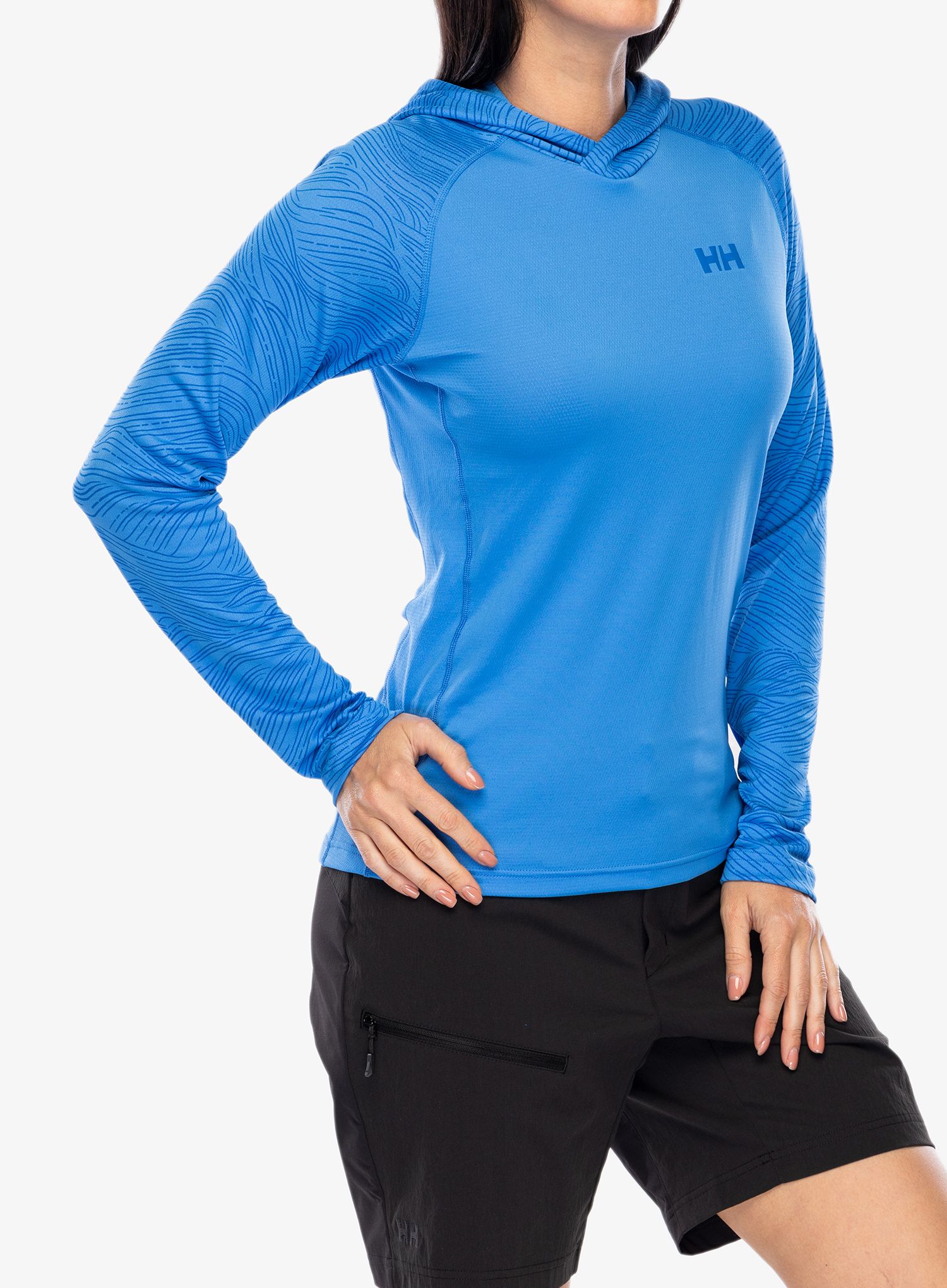 Dámská funkční mikina Helly Hansen LIFA Active Solen GR Hoodie - ultra blue wave