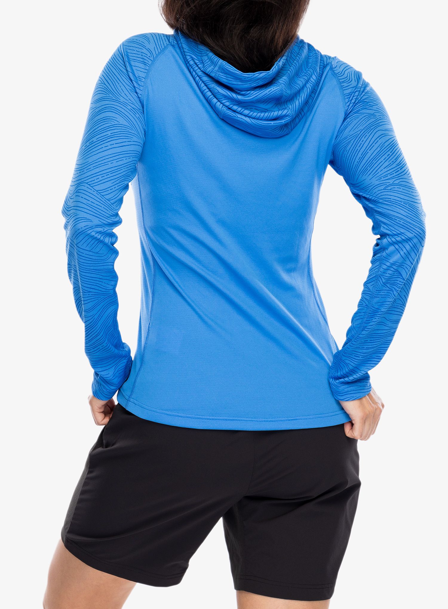 Dámská funkční mikina Helly Hansen LIFA Active Solen GR Hoodie - ultra blue wave