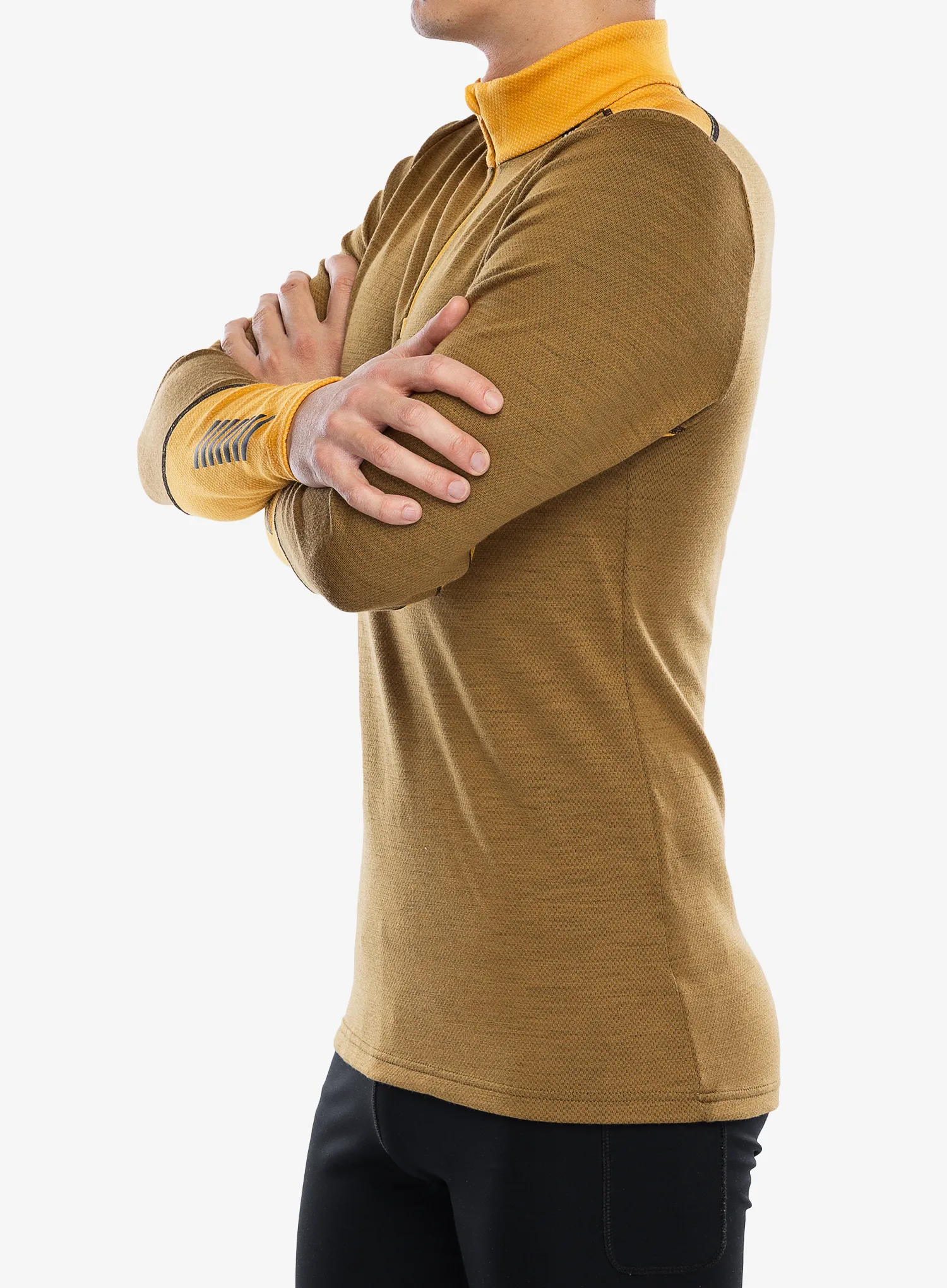Funkční mikina Helly Hansen LIFA Merino Midweight 1/2 Zip - lynx