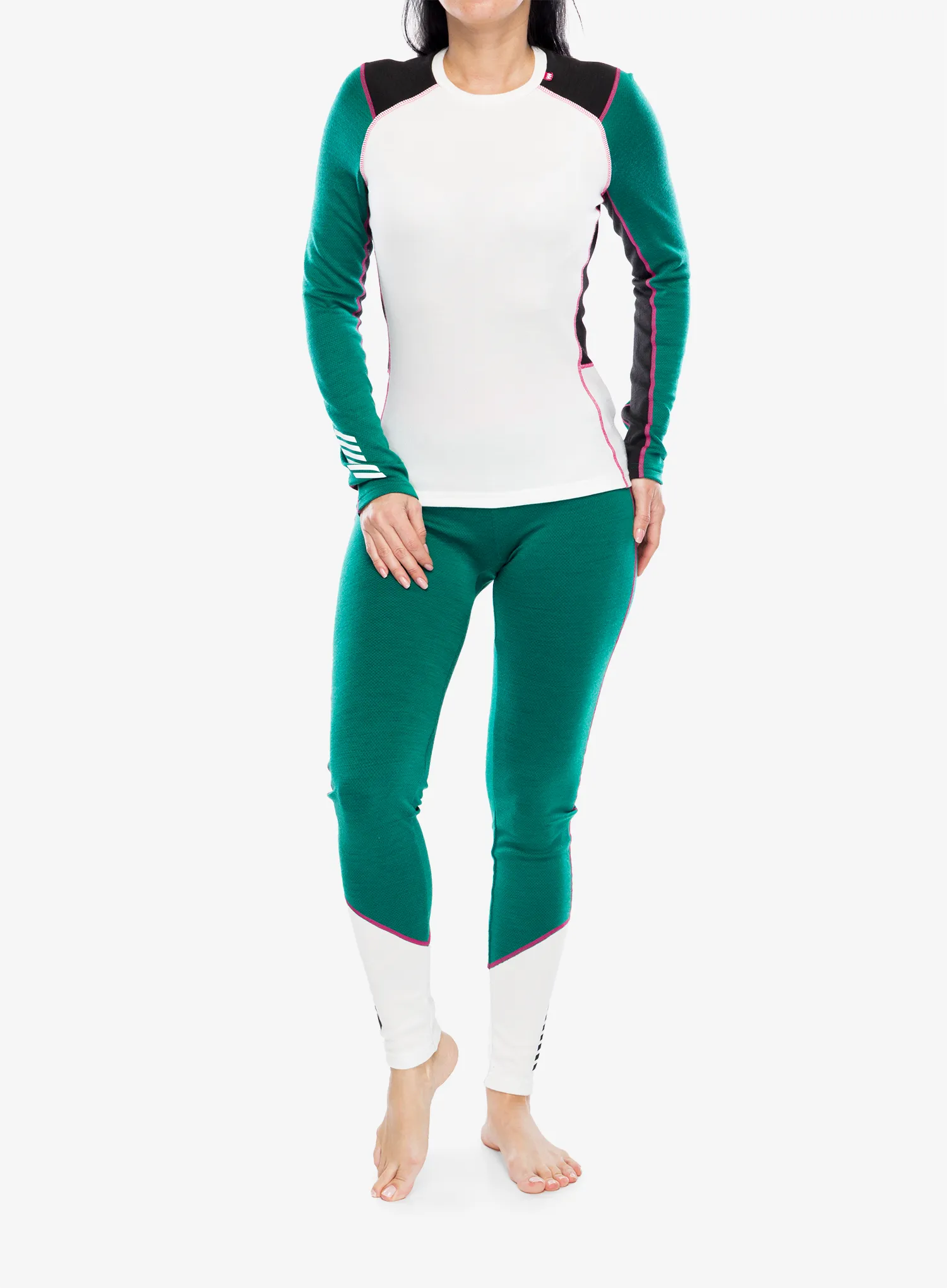 Dámská funkční mikina Helly Hansen LIFA Merino Midweight Crew - emerald