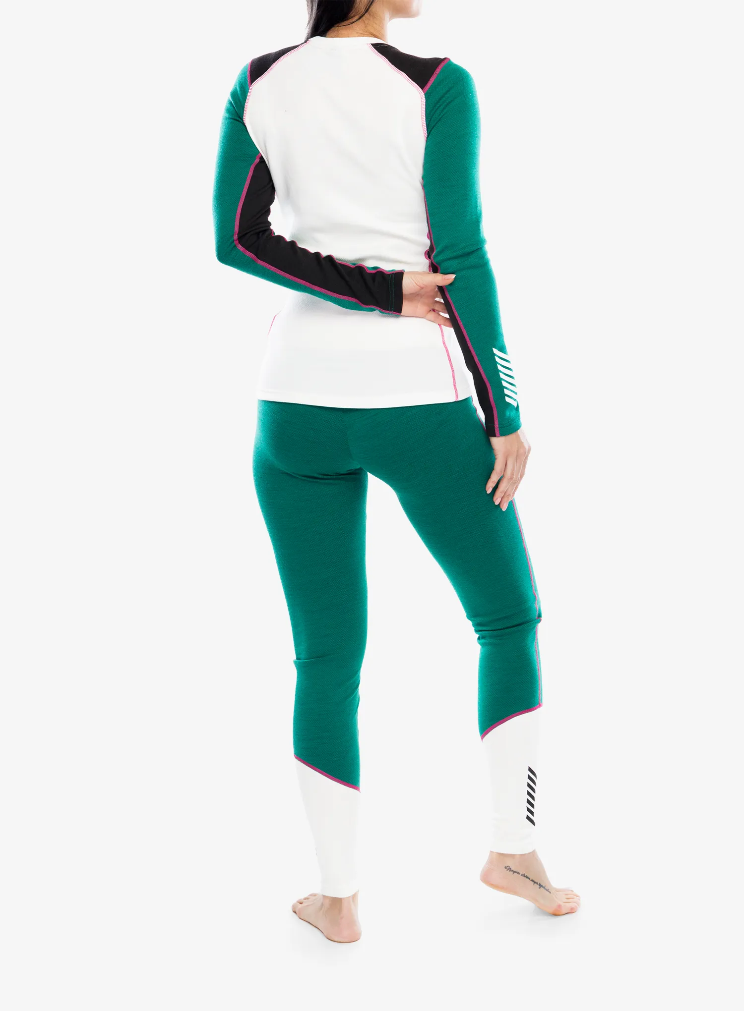 Dámská funkční mikina Helly Hansen LIFA Merino Midweight Crew - emerald
