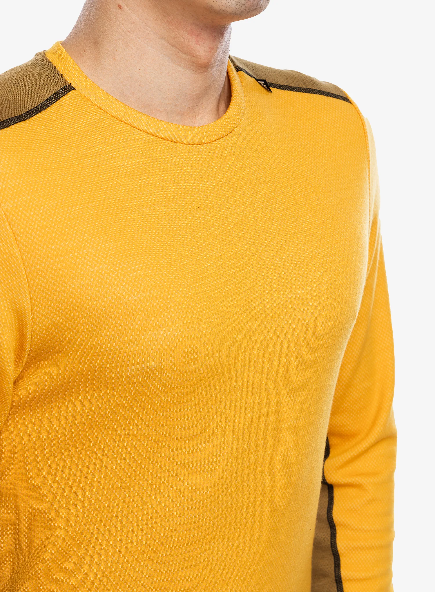 Funkční mikina Helly Hansen LIFA Merino Midweight Crew - golden glow