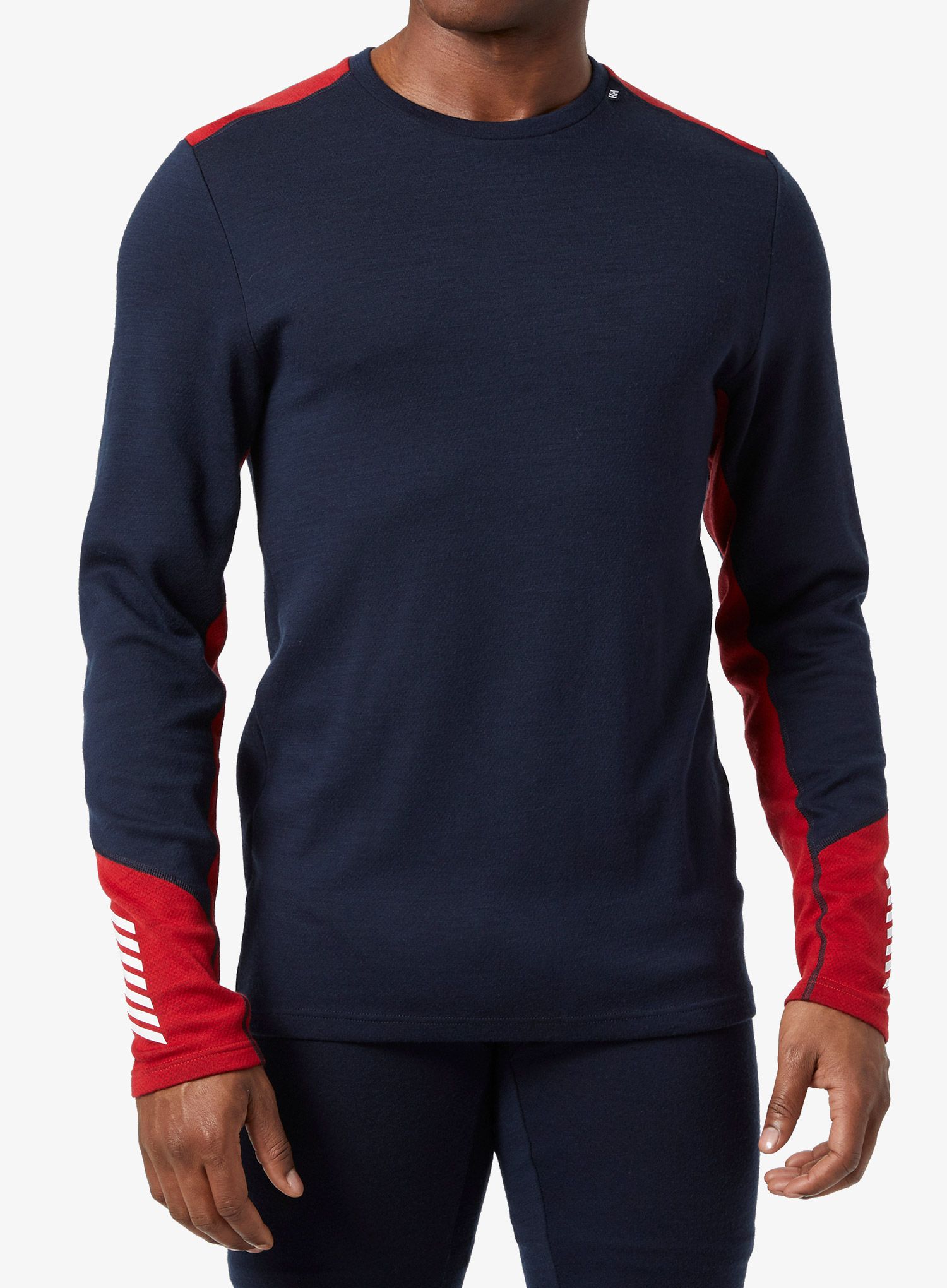 Funkční mikina Helly Hansen LIFA Merino Midweight Crew - navy/cobalt
