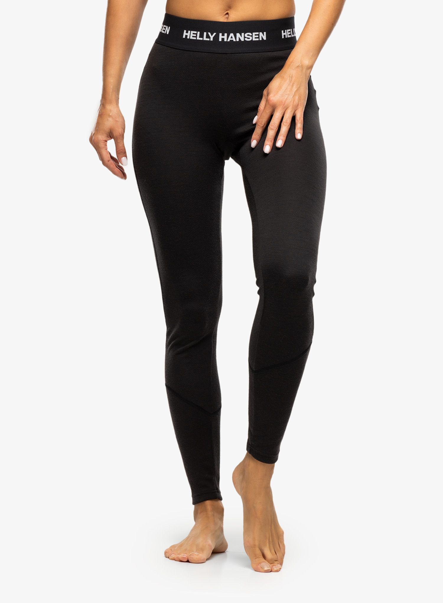 Termolegíny dámské Helly Hansen LIFA Merino Midweight Pant - black/black gum