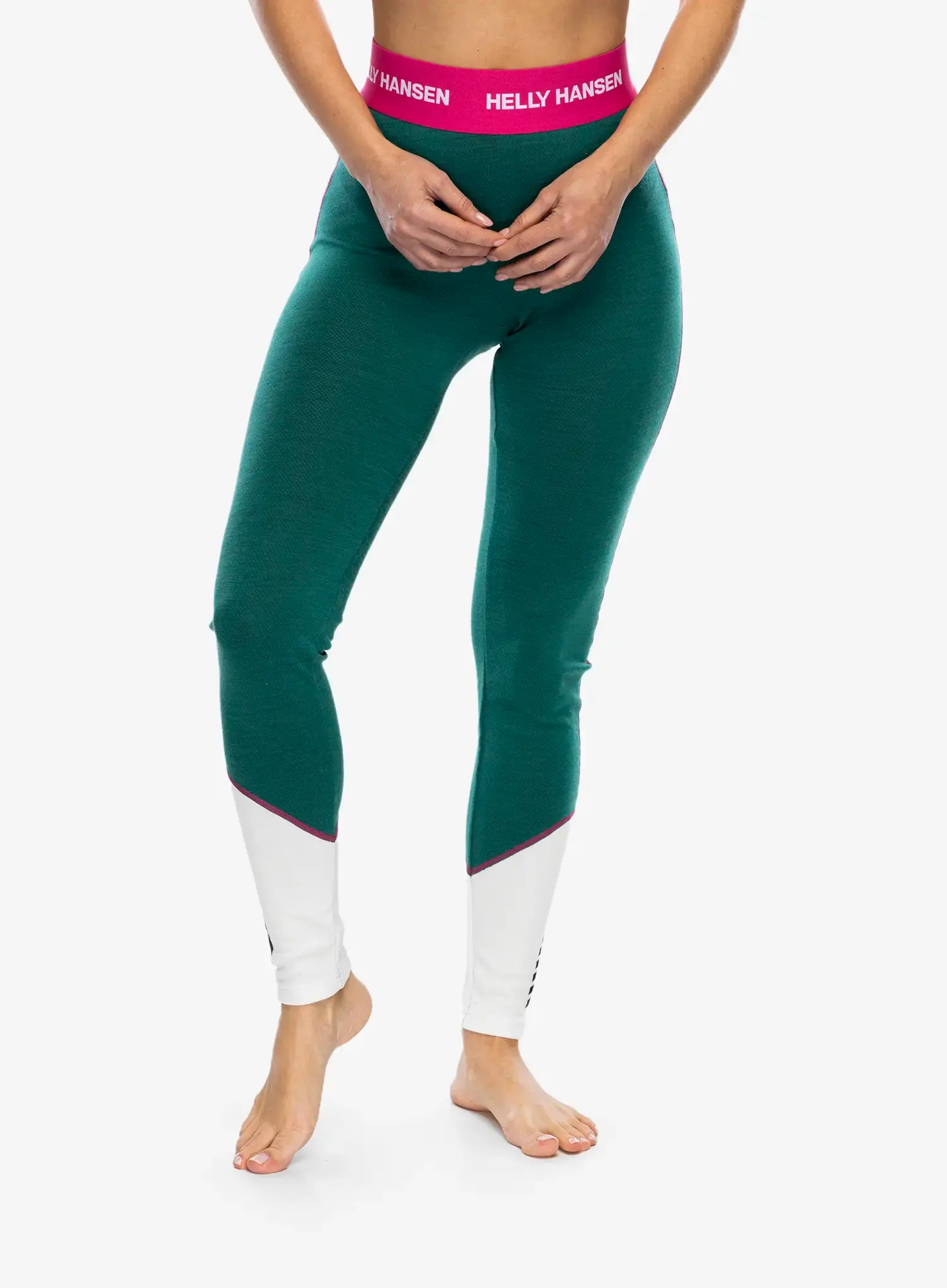 Termolegíny dámské Helly Hansen LIFA Merino Midweight Pant - emerald