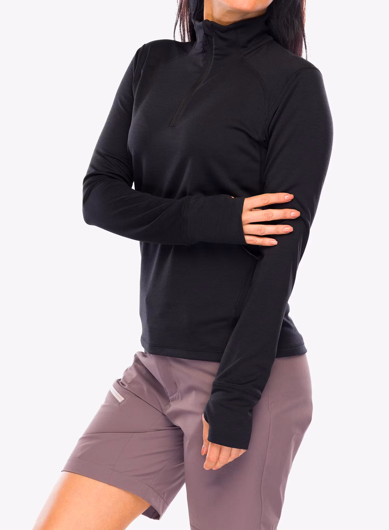 Dámská mikina se zipem Helly Hansen LIFA Tech Lite 1/2 Zip - black