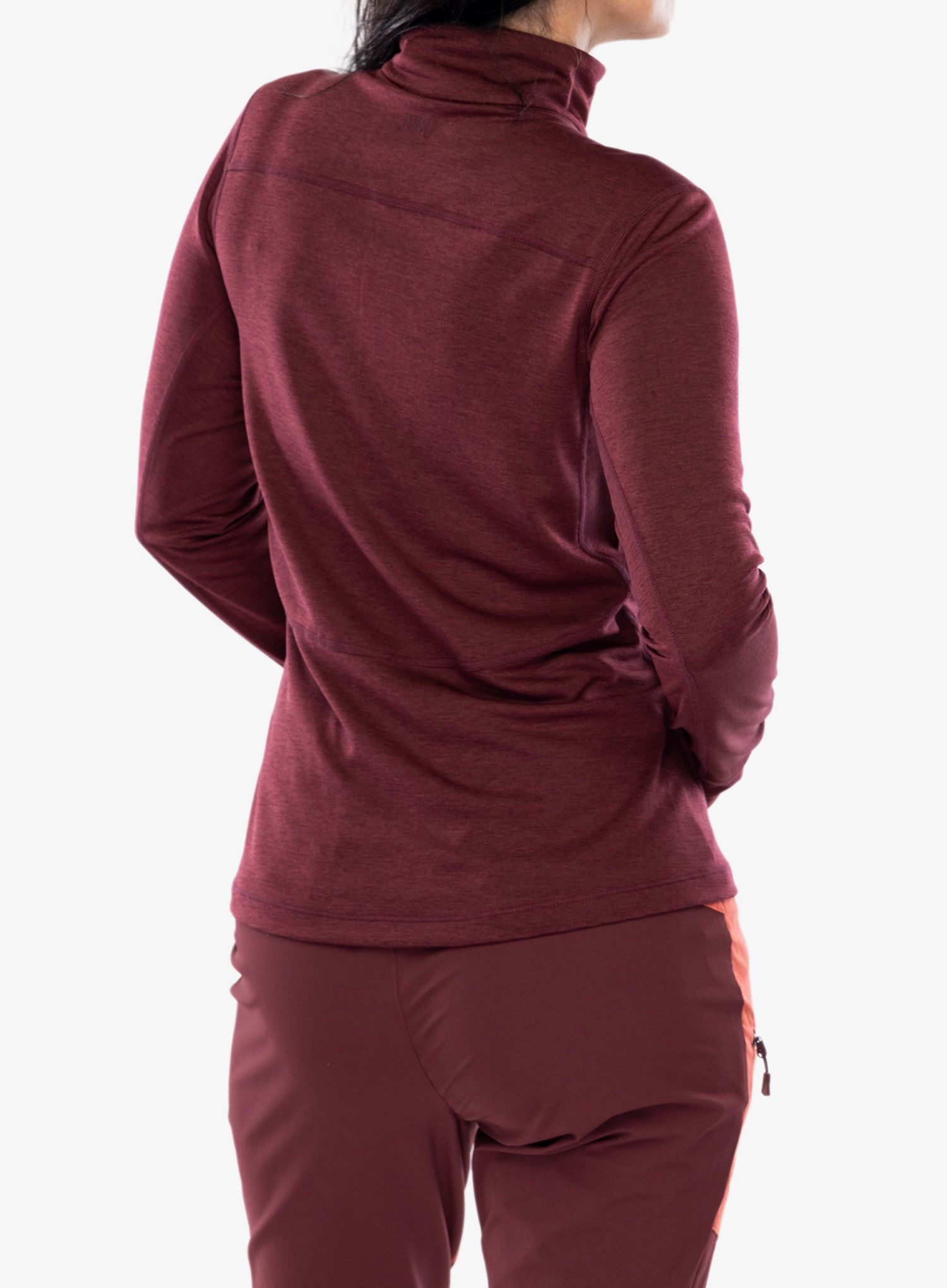 Dámská mikina Helly Hansen LIFA Tech Lite 1/2 Zip - hickory/coral almond