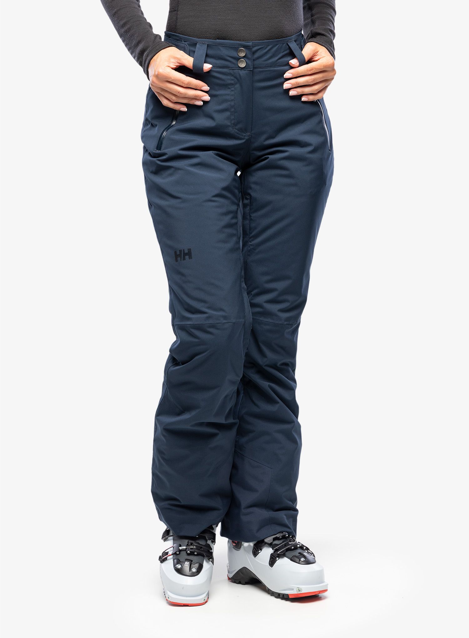 Lyžařské kalhoty dámské Helly Hansen Legendary Insulated Pant - navy/vaporous grey/gum