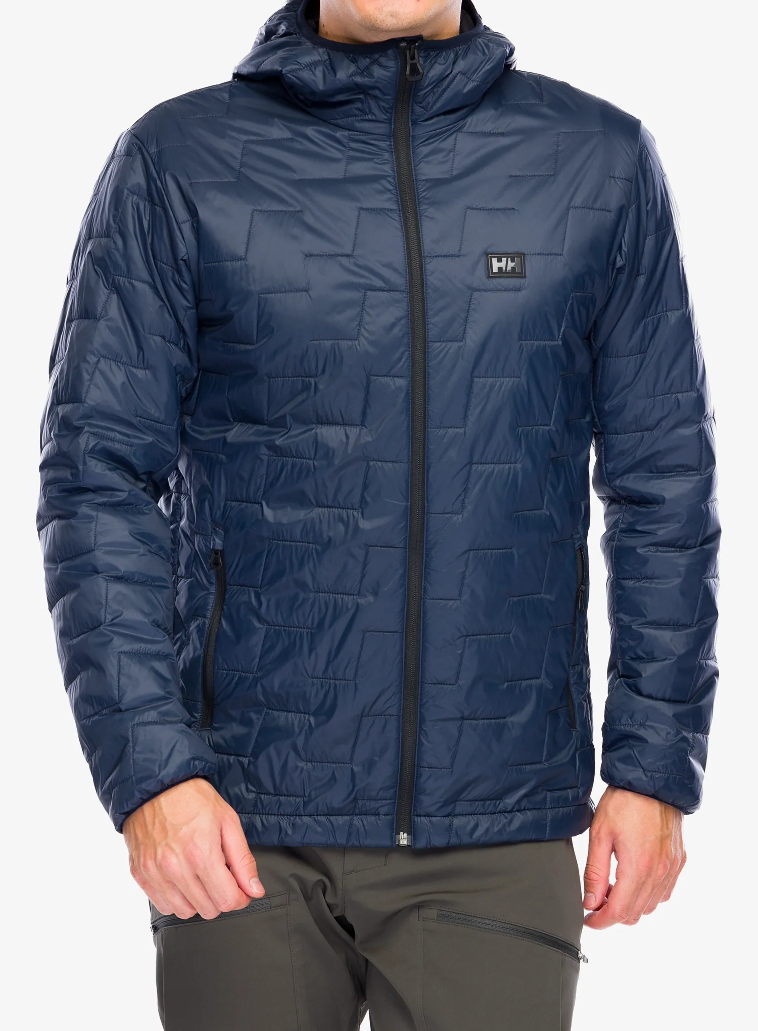 Zateplená bunda Helly Hansen Lifaloft Hooded Insulator Jacket - navy