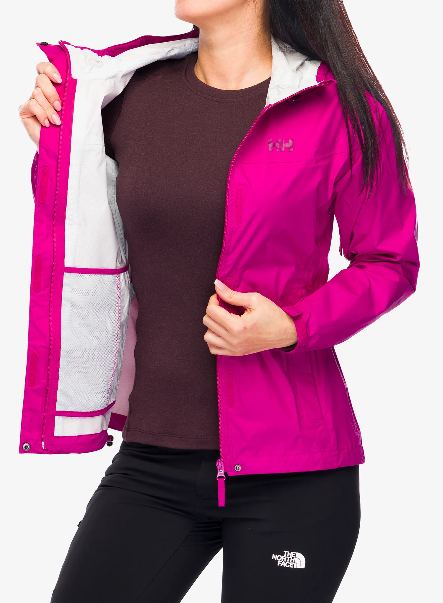 Dámská bunda do deště Helly Hansen Loke Jacket - magenta 2.0