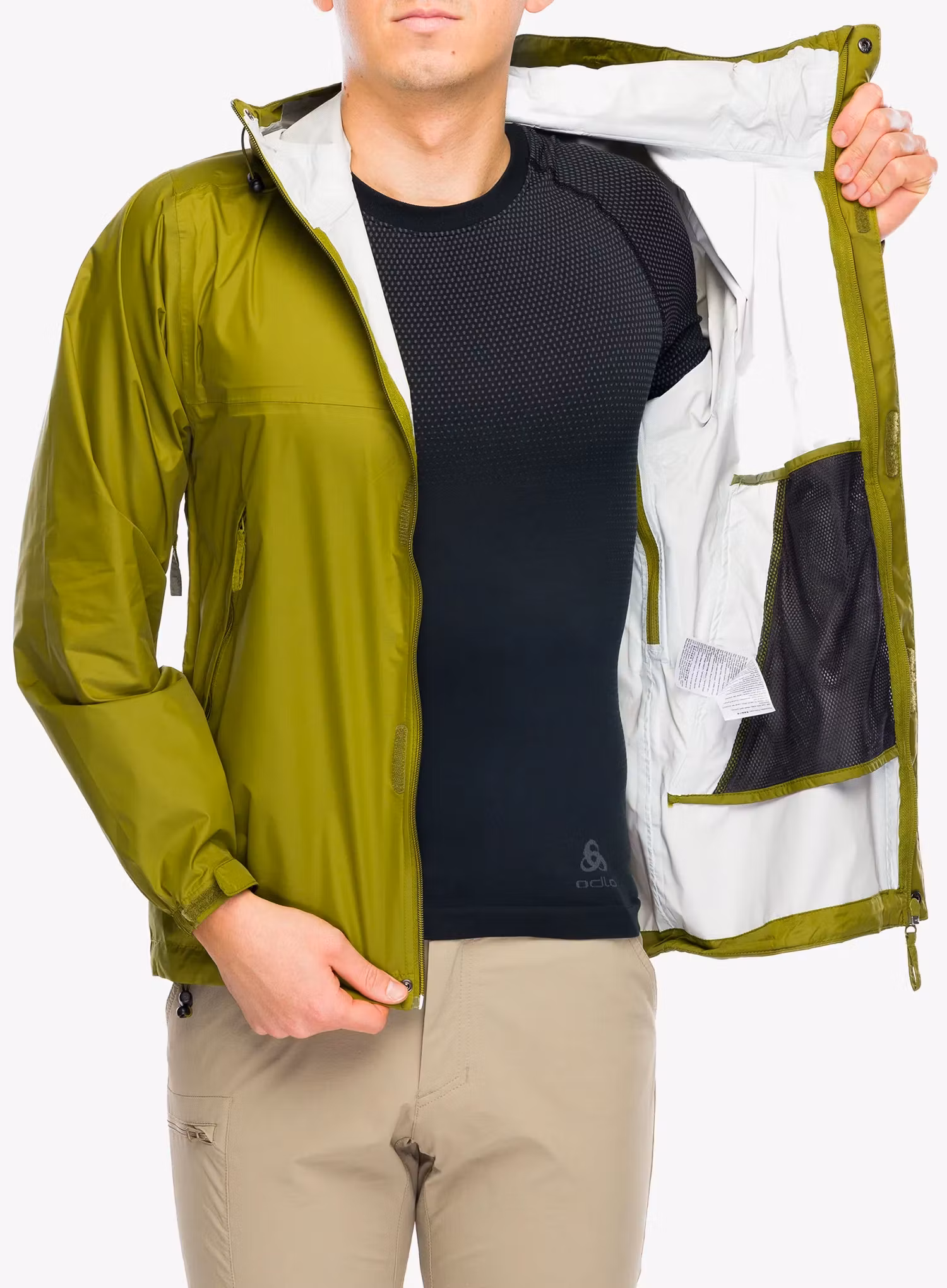 Pánská bunda do deště Helly Hansen Loke Jacket - olive green