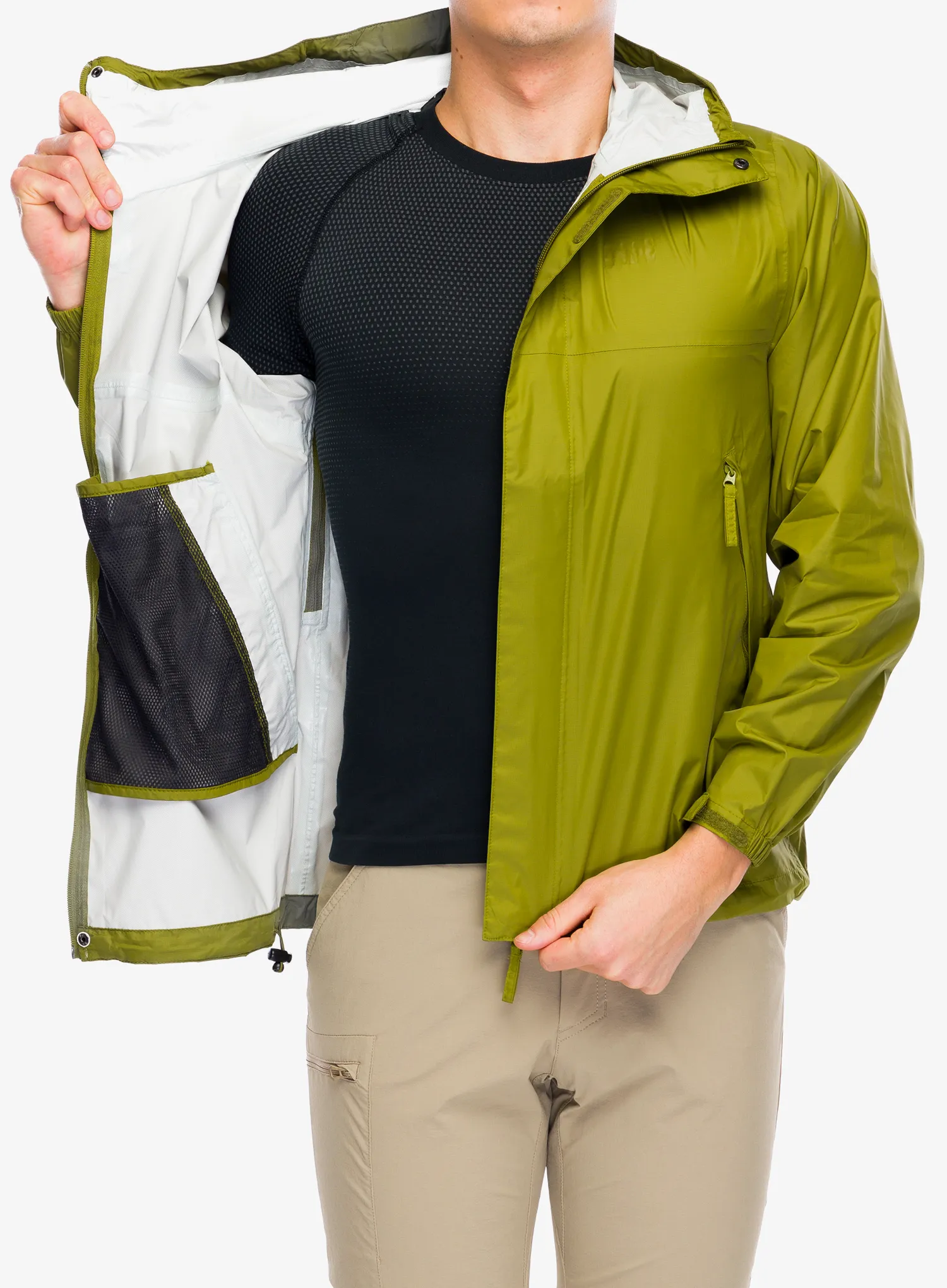 Pánská bunda do deště Helly Hansen Loke Jacket - olive green