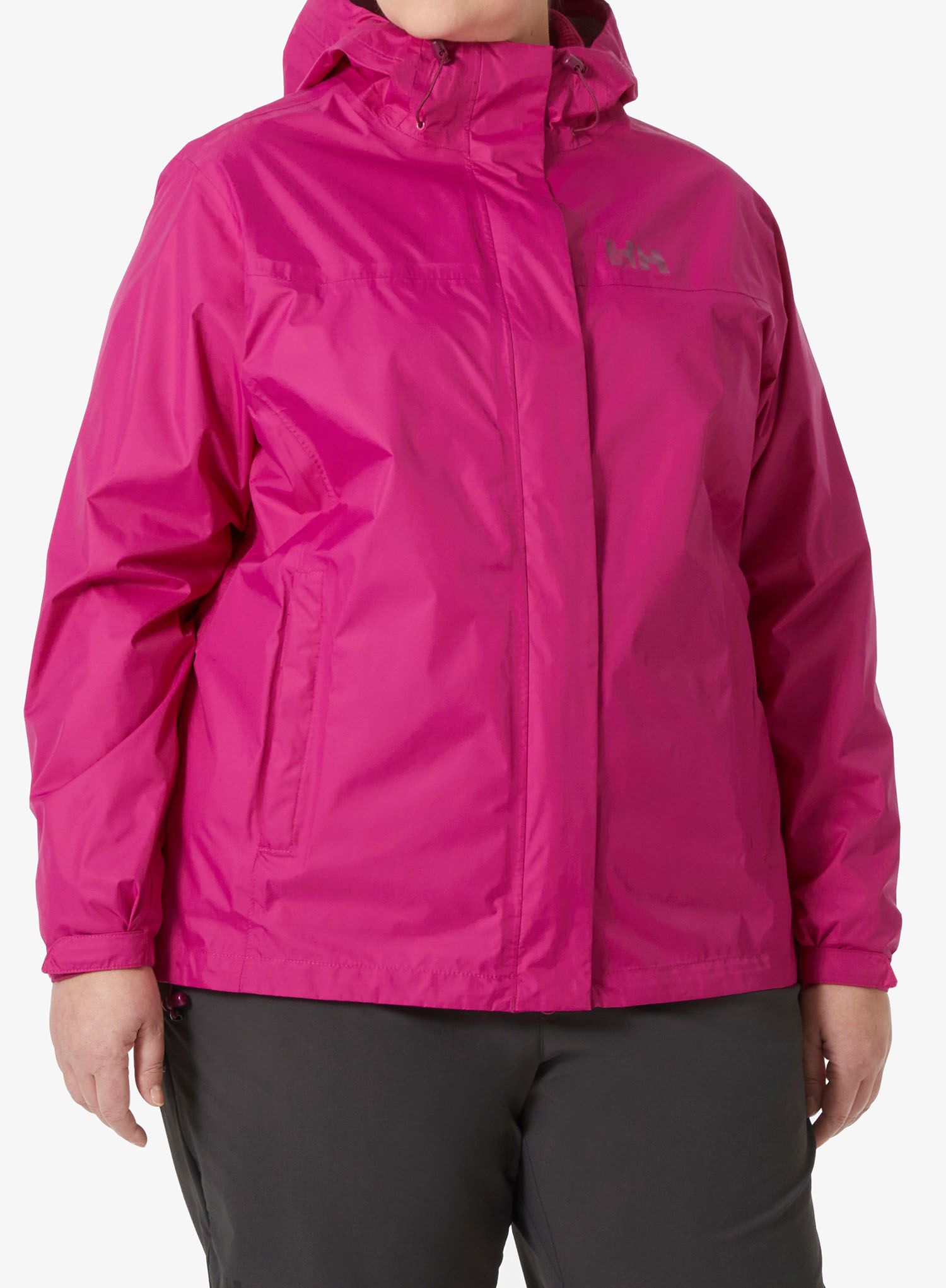 Dámská bunda do deště Helly Hansen Loke Plus Jacket - magenta 2.0