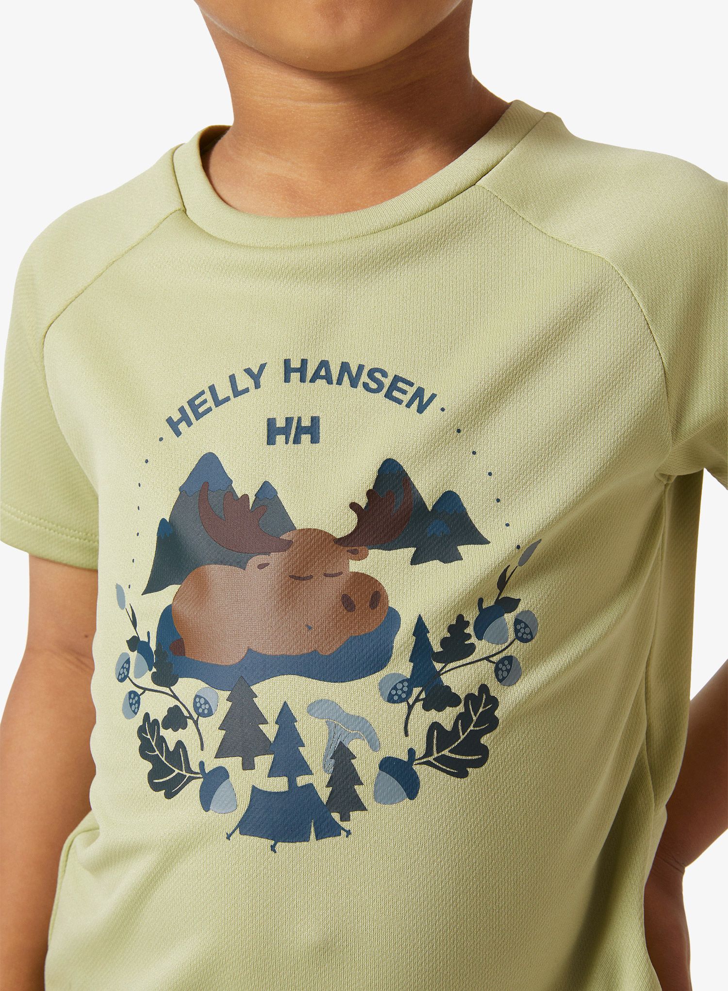 Tričko pro děti Helly Hansen Marka T-Shirt - matcha