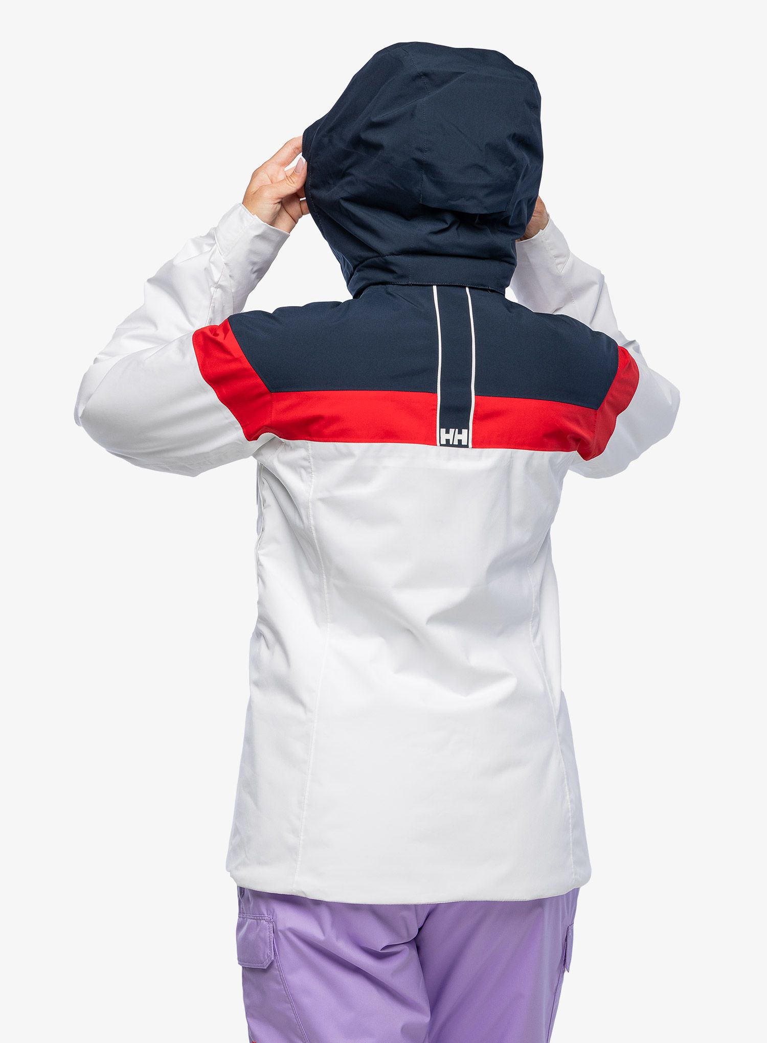 Dámská lyžařská bunda Helly Hansen Motionista Lifaloft - white