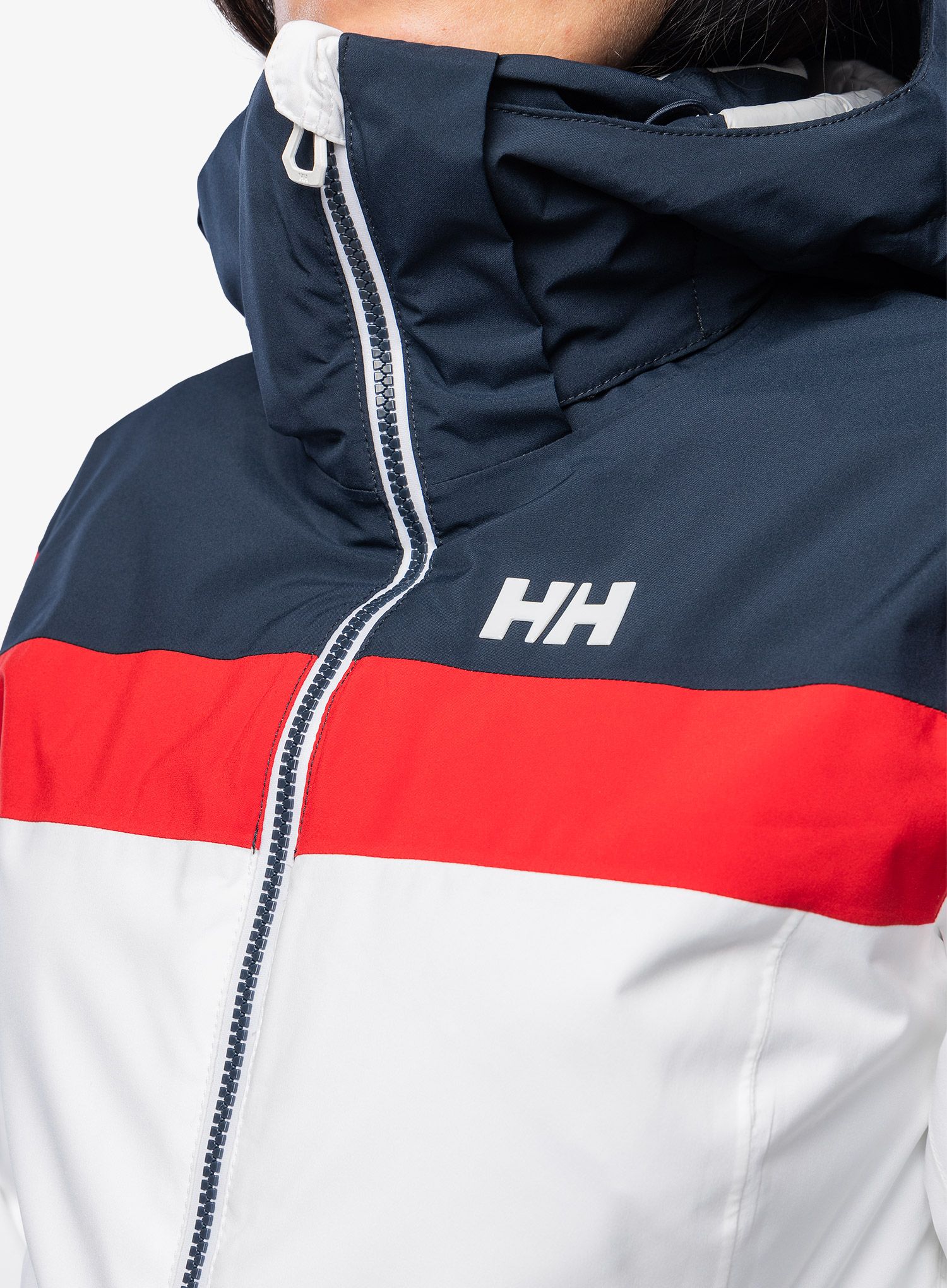 Dámská lyžařská bunda Helly Hansen Motionista Lifaloft - white
