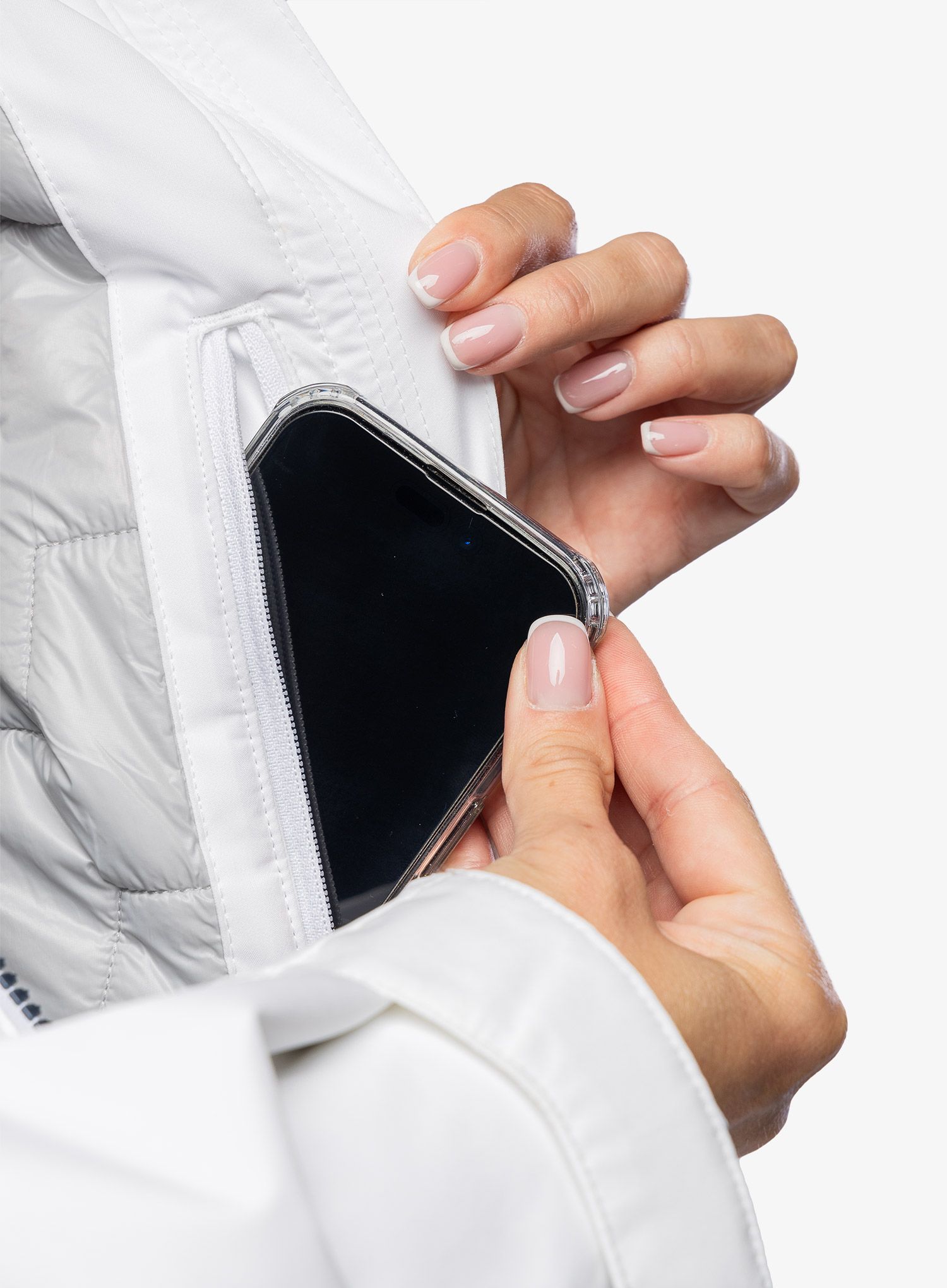 Dámská lyžařská bunda Helly Hansen Motionista Lifaloft - white