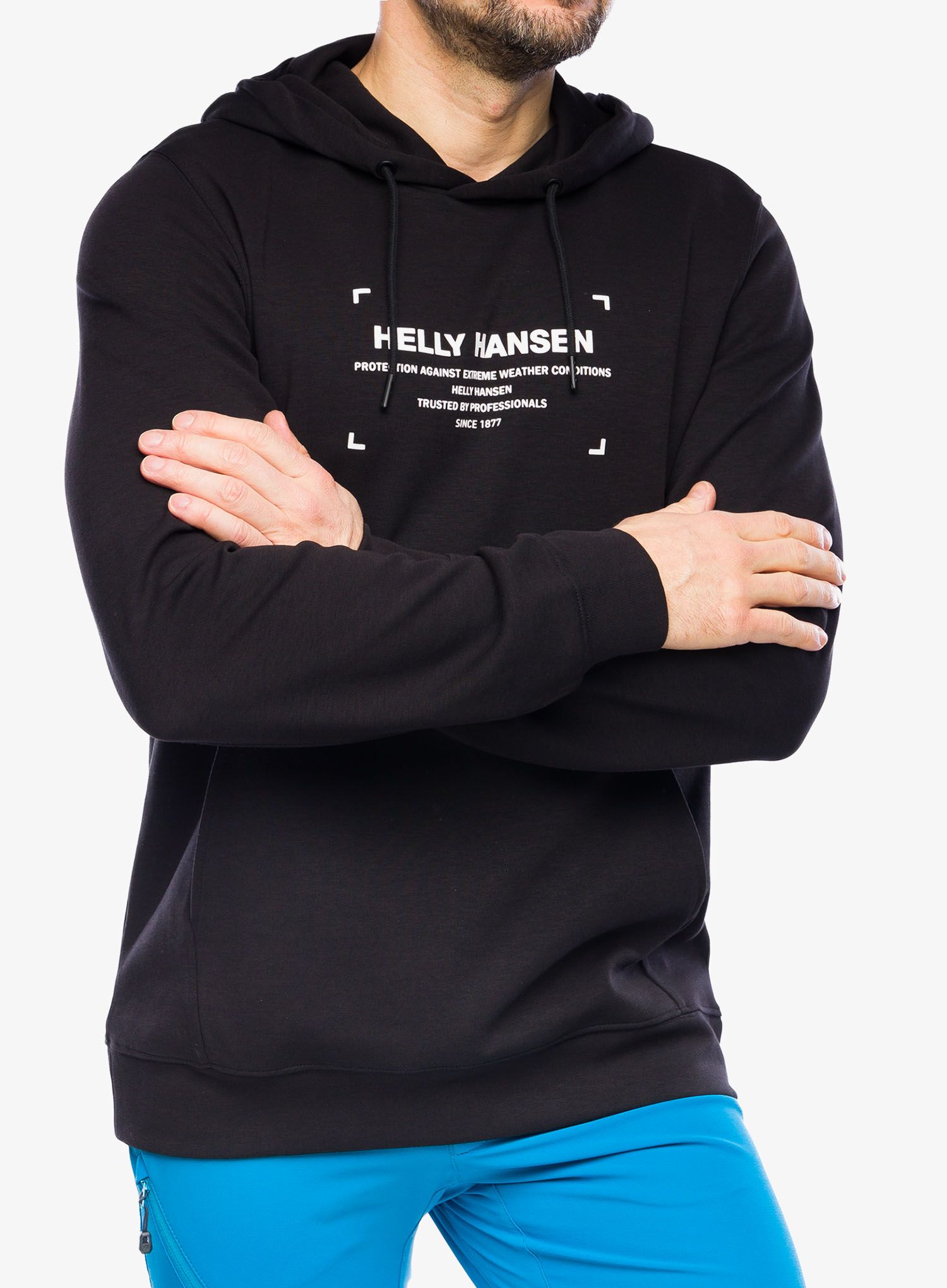 Mikina s kapucí Helly Hansen Move Sweat Hoodie - black