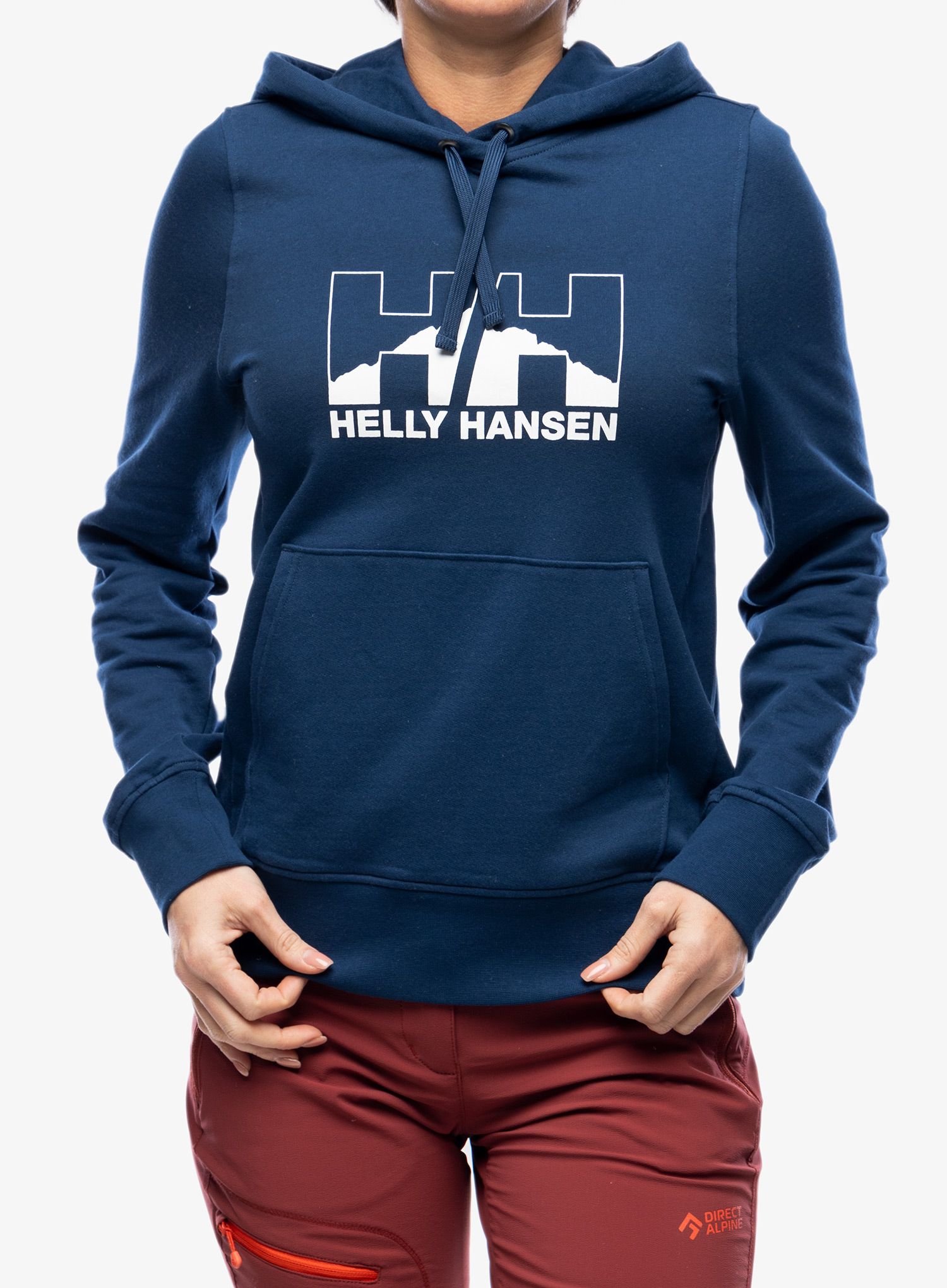 Dámská mikina Helly Hansen Nord Graph Pullover Hoodie - ocean
