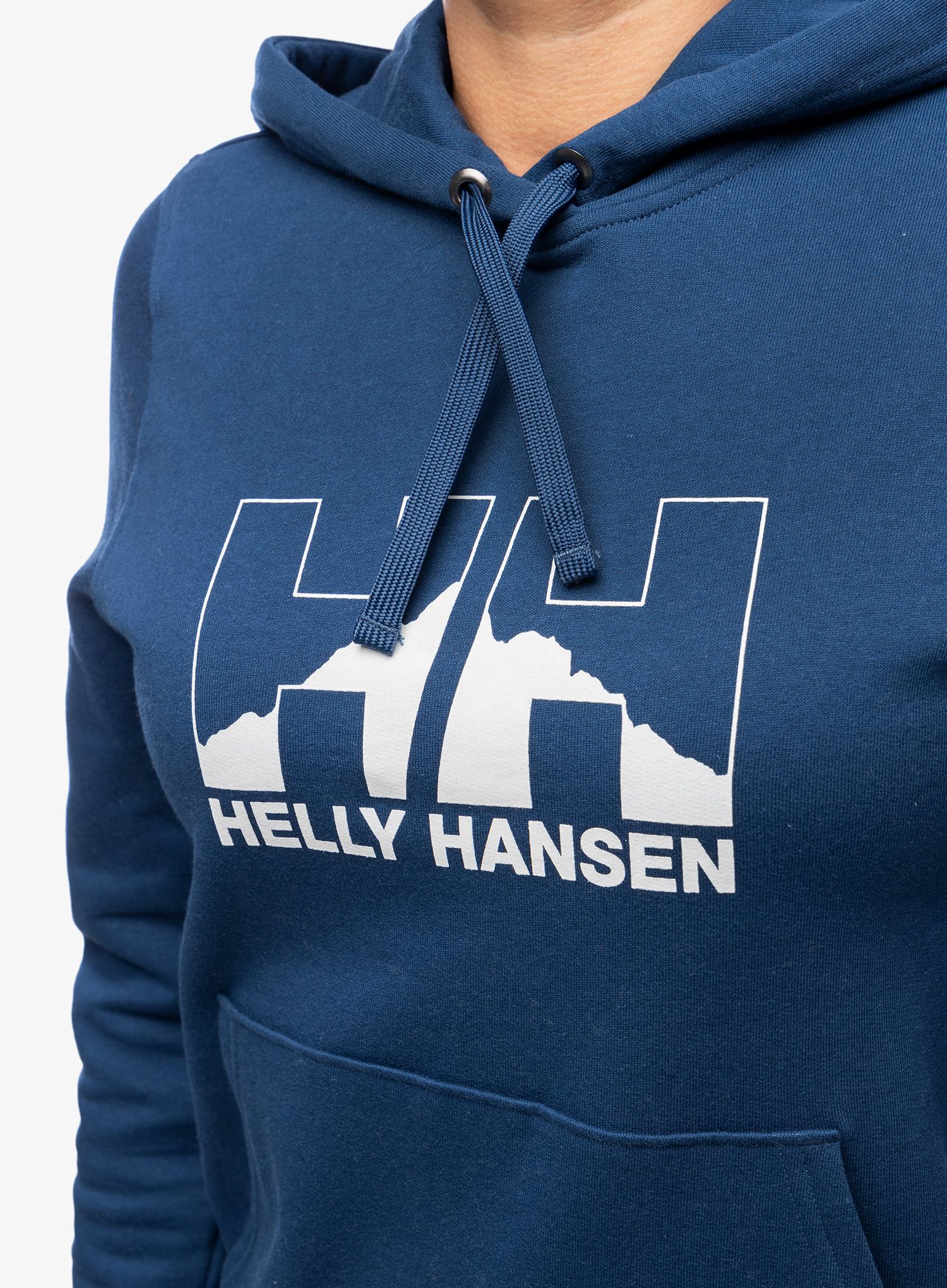 Dámská mikina Helly Hansen Nord Graph Pullover Hoodie - ocean
